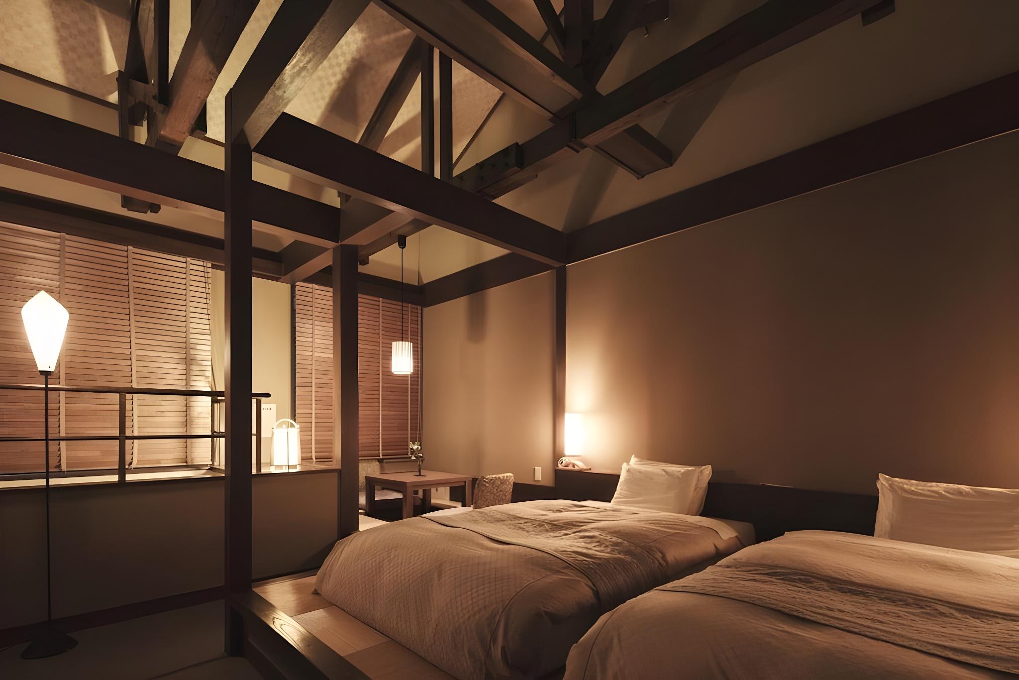 Japanese, Maisonette, 2 Double Beds, Outdoor Bath