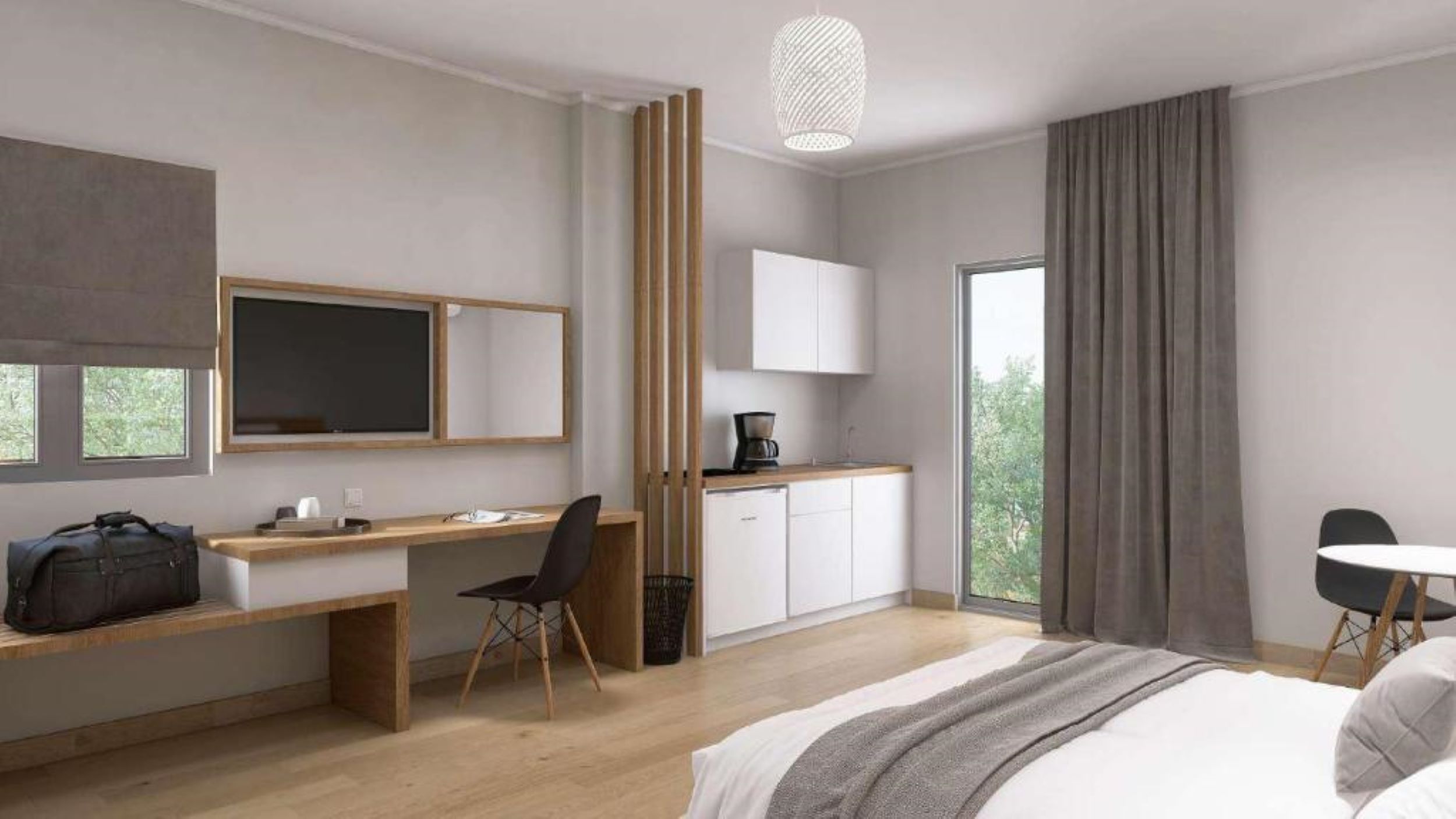 1 Bedroom, Apartment, Garden or Inland View