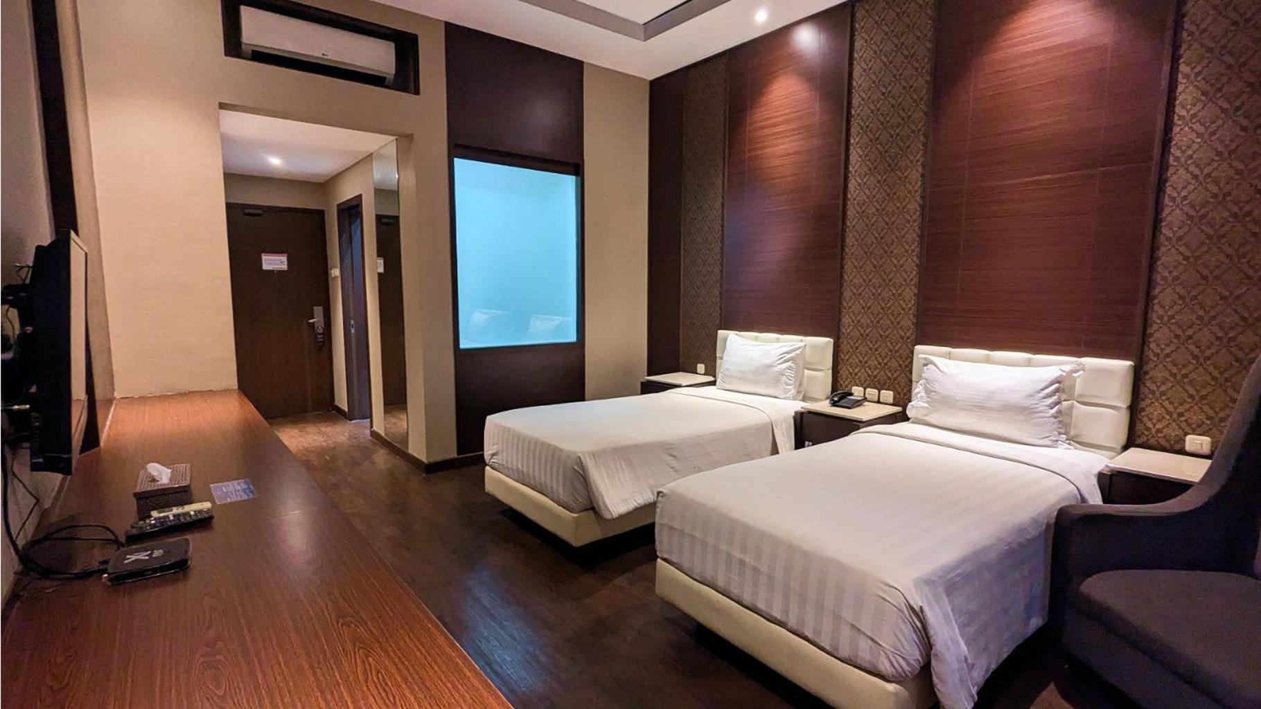 غرفة ديلوكس بسريرين منفصلين، Grand Arjuna Hotel Formerly Sheo Resort Hotel 5/10