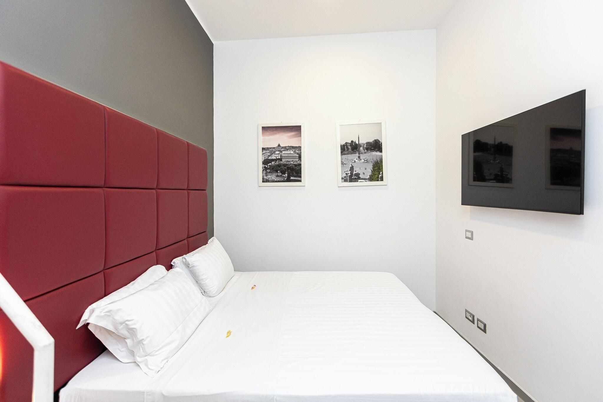 جناح تنفيذي بسرير كينج وسرير مزدوج، Hotel Castellino Roma 2/10