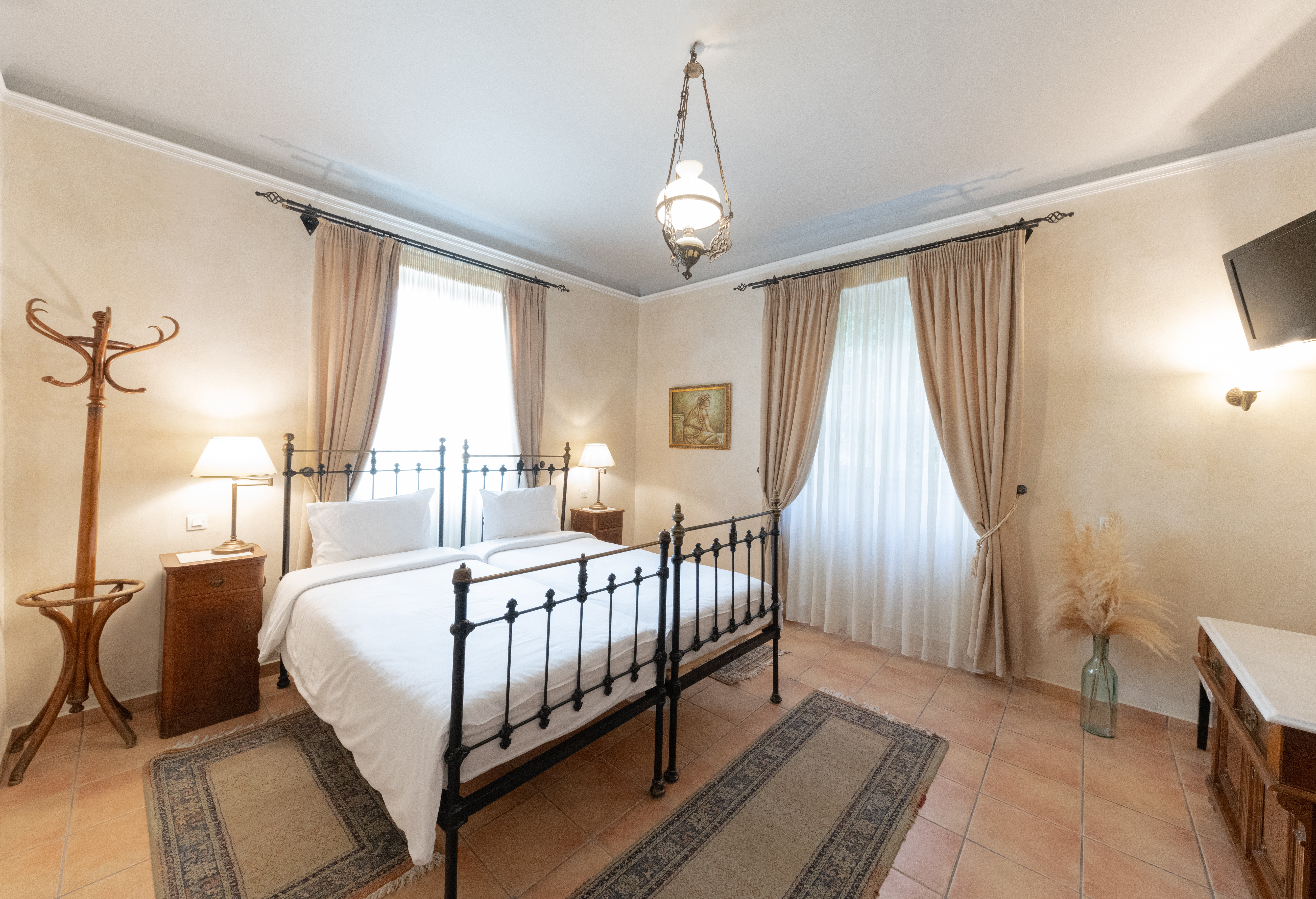 غرفة قياسية بسرير مزدوج أو سريرين منفصلين، Nafsimedon Hotel 4/8
