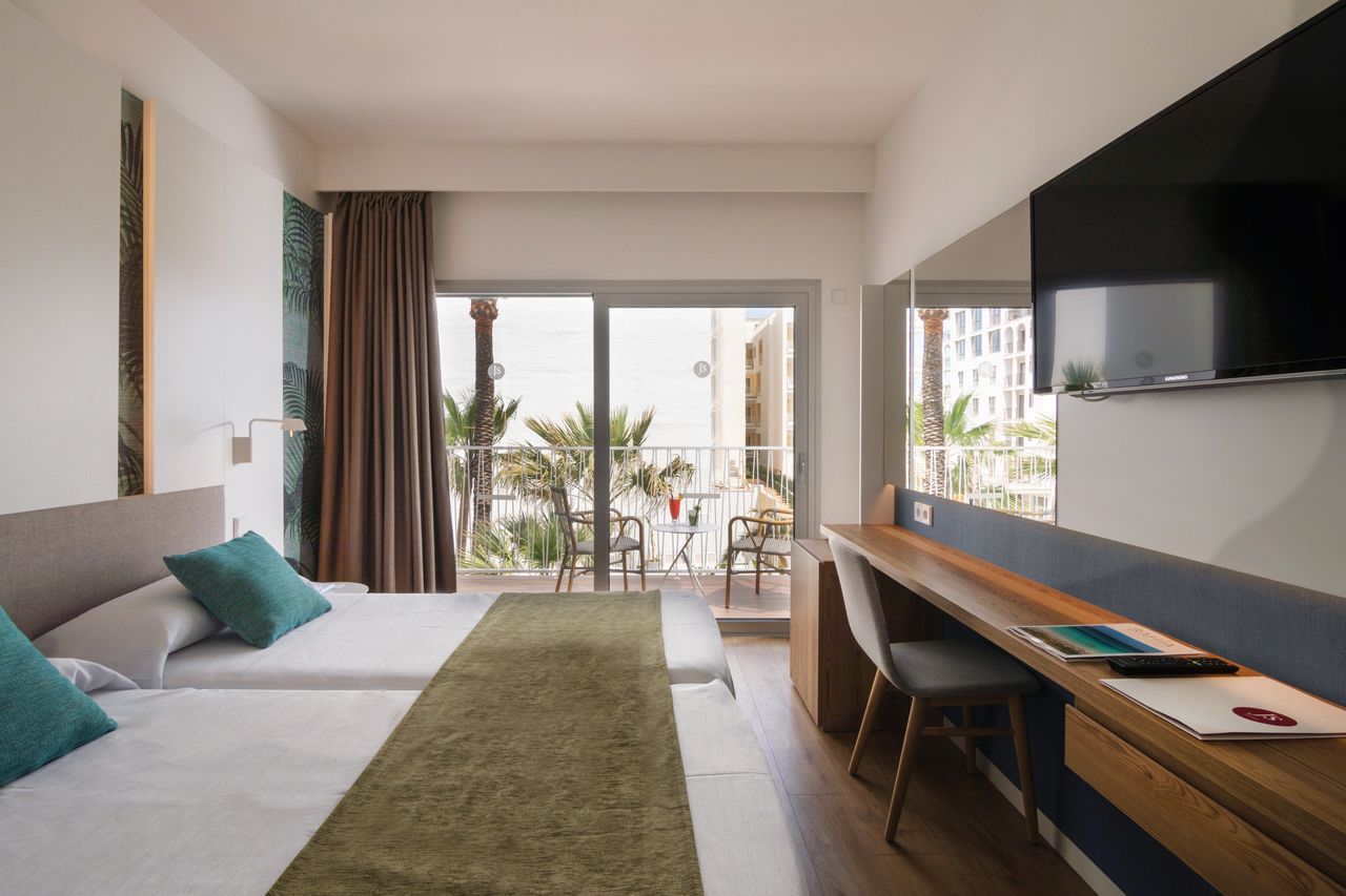 غرفة بسرير مزدوج أو سريرين منفصلين بشرفة، JS Yate Hotel 3/3