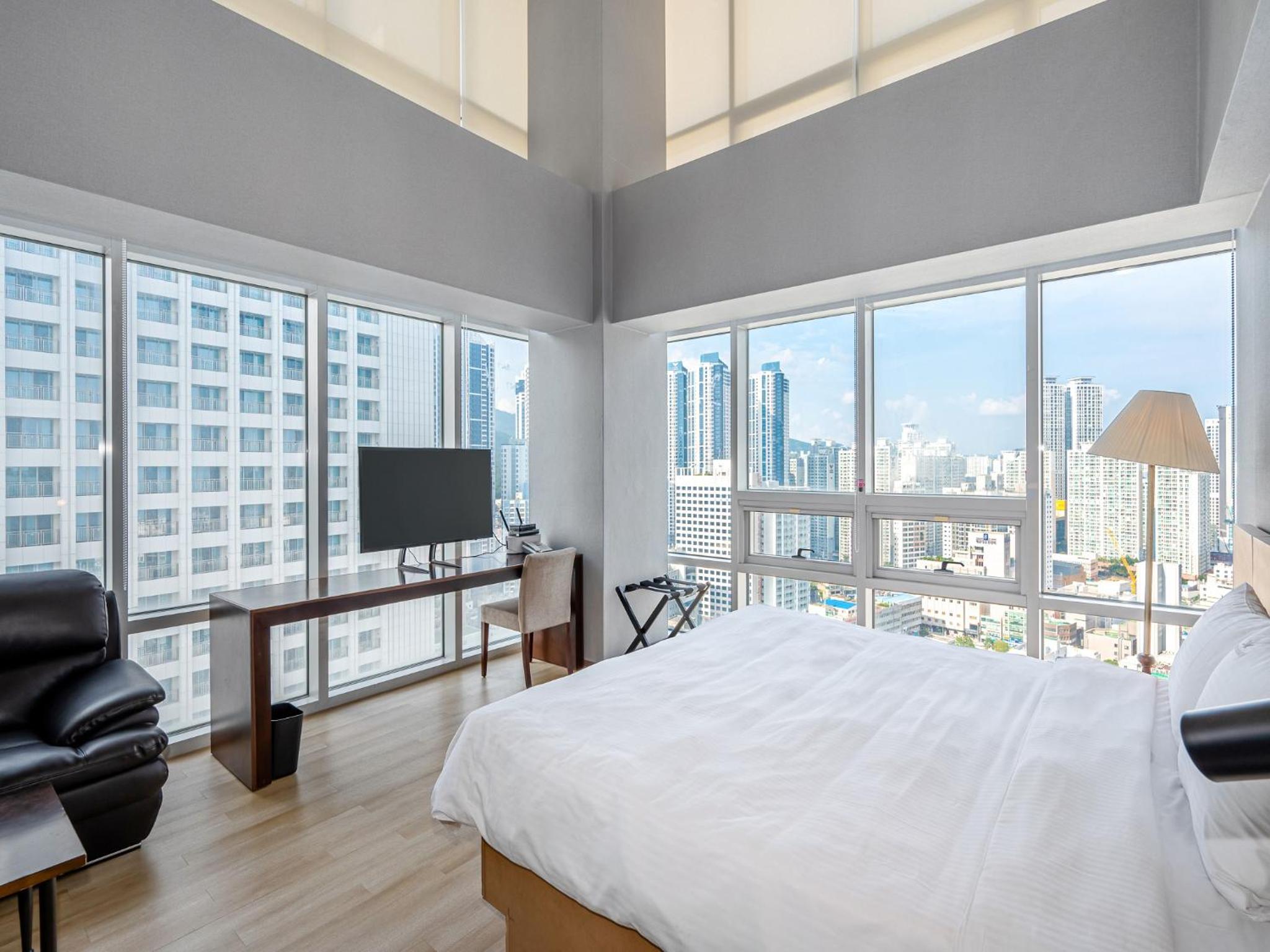 استوديو ديلوكس بسرير مزدوج، Haeundae Seacloud Hotel Residence 4/6