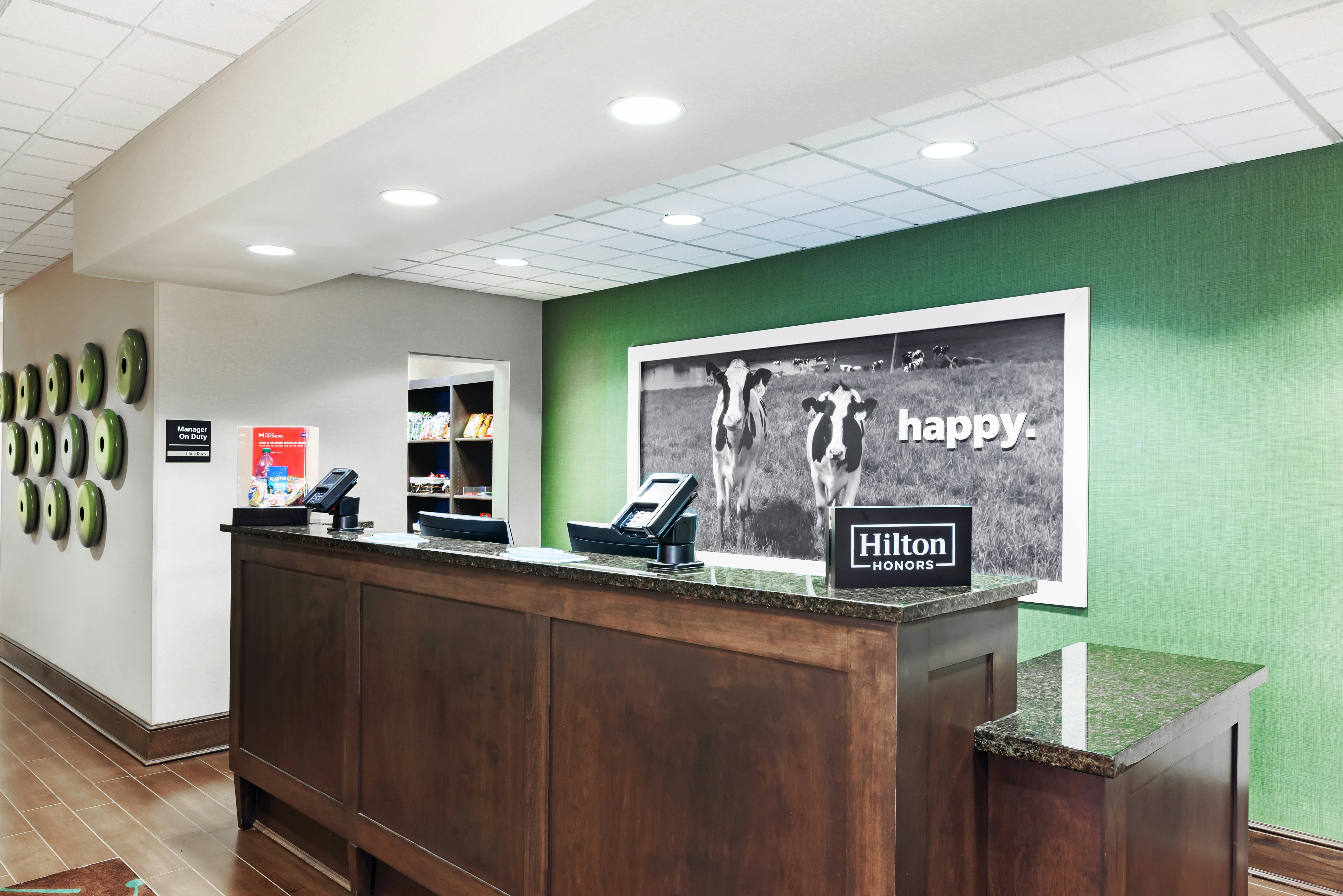 Lobby at Hampton Inn & Suites Shreveport/Bossier City at Airline Drive, BOSSIER CITY - LA