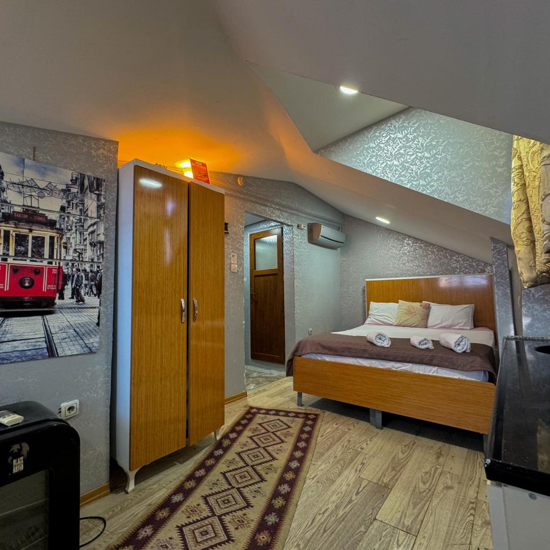 Room, Double Bed, Attic