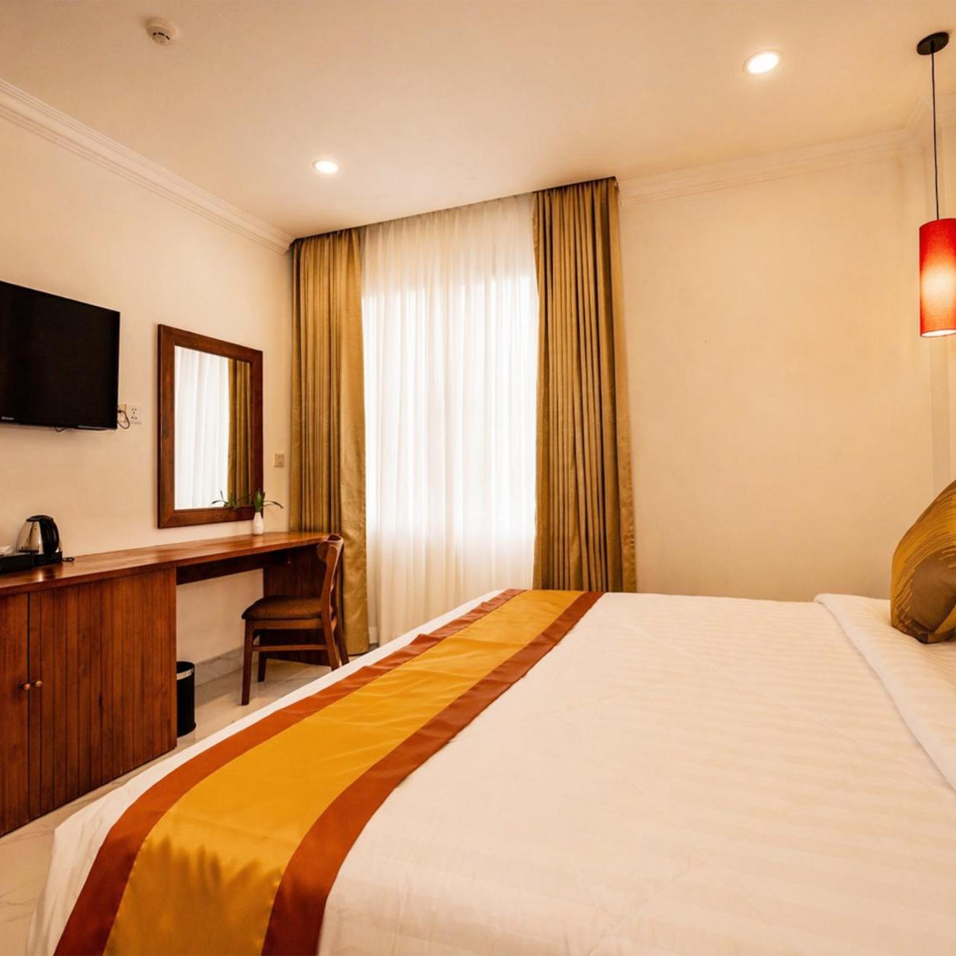 غرفة سوبيريور بسرير مزدوج بإطلالة على المسبح، Le Kree Downtown Hotel 5/10