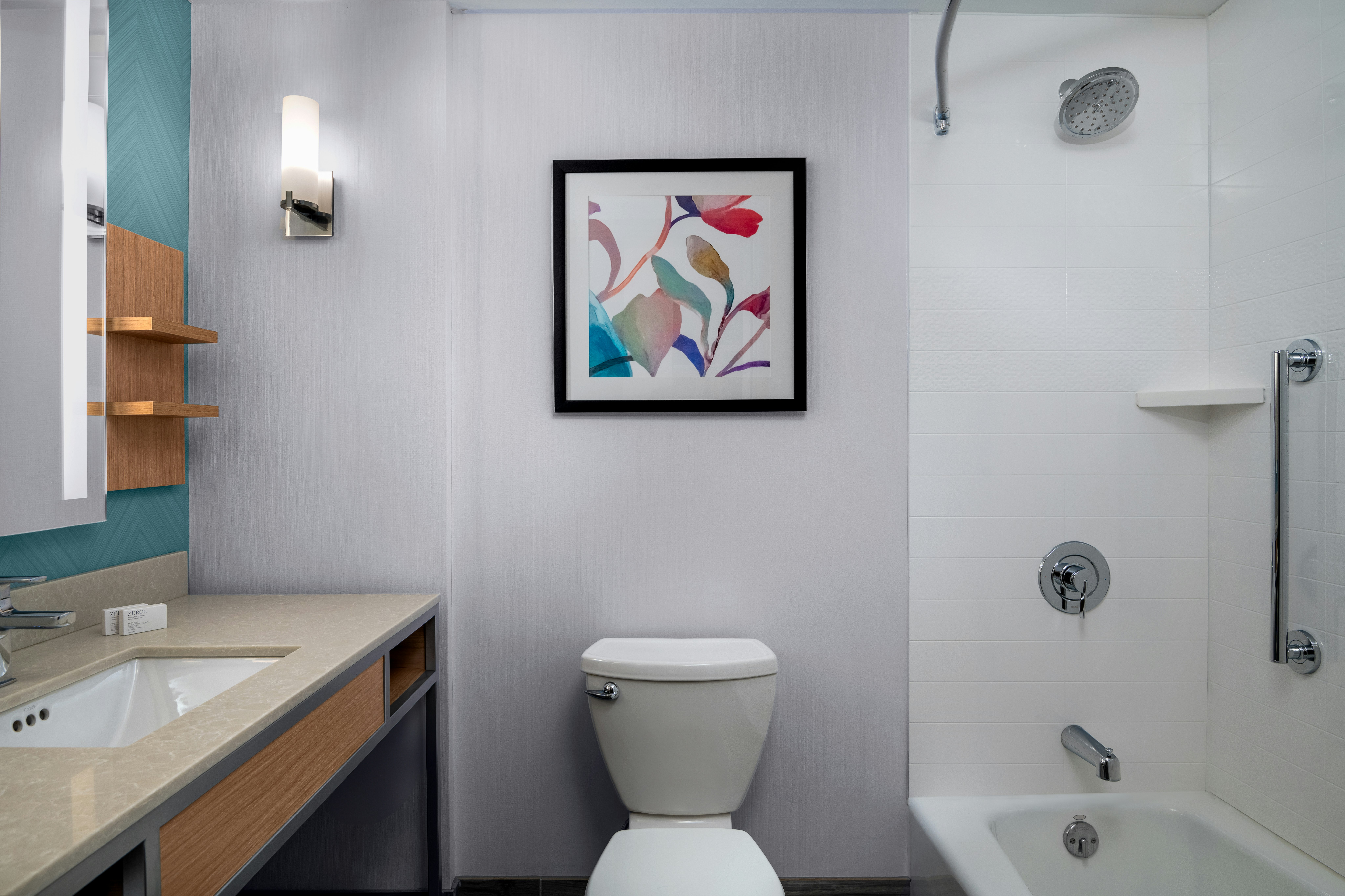 غرفة بسريرين كوين بحوض استحمام، Hilton Garden Inn Great Falls 5/7