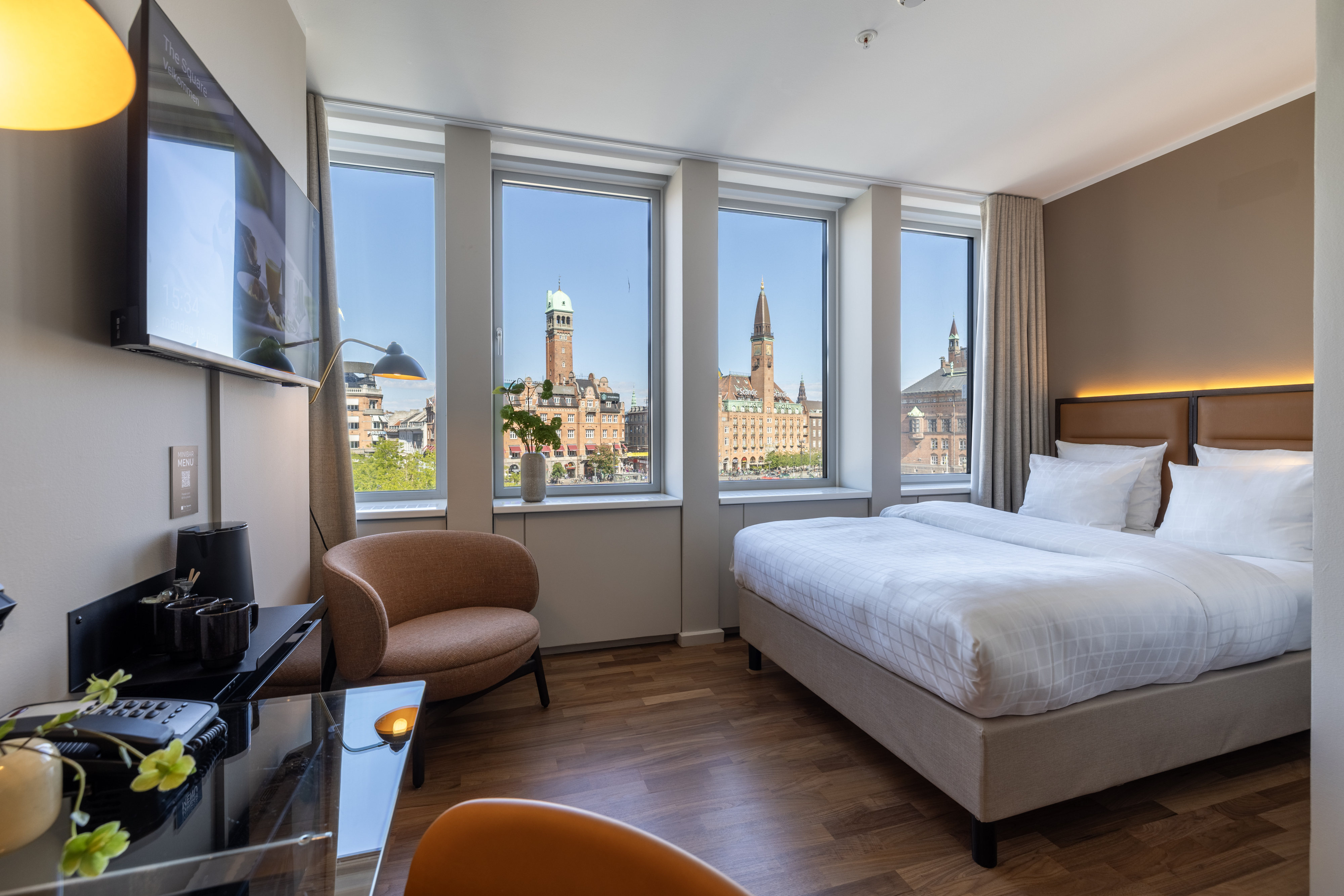 غرفة تنفيذية بسرير كينج، Square Hotel 5/9