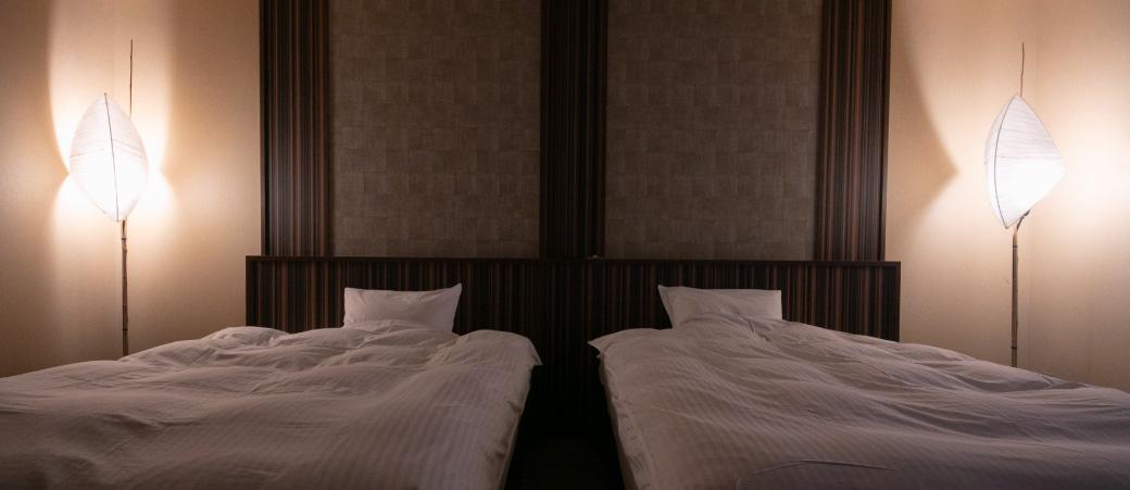Japanese Western, Japanese, Modern, Twin Beds, Riverside, Tatami