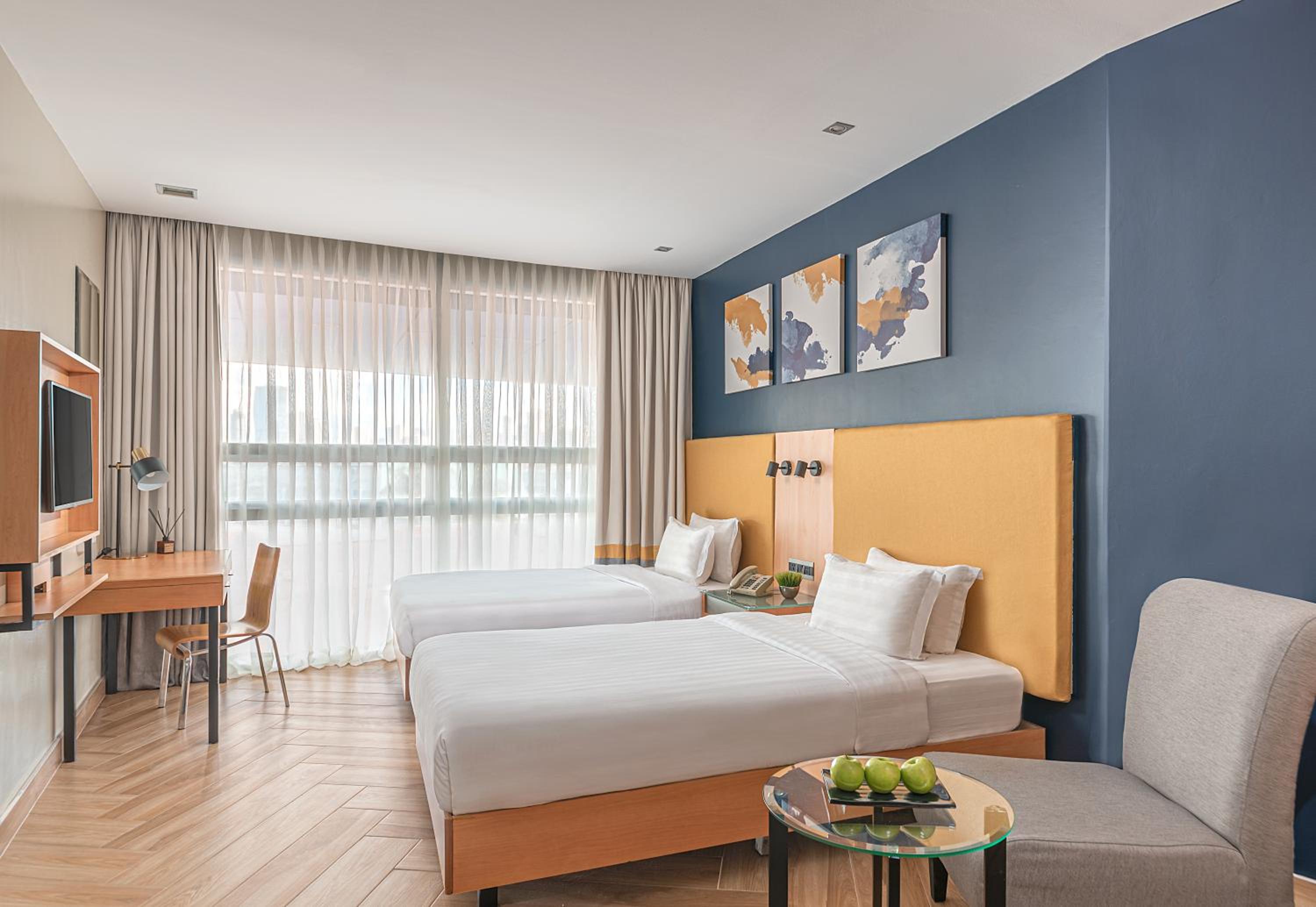 Deluxe, Twin Beds, Hotel Floor