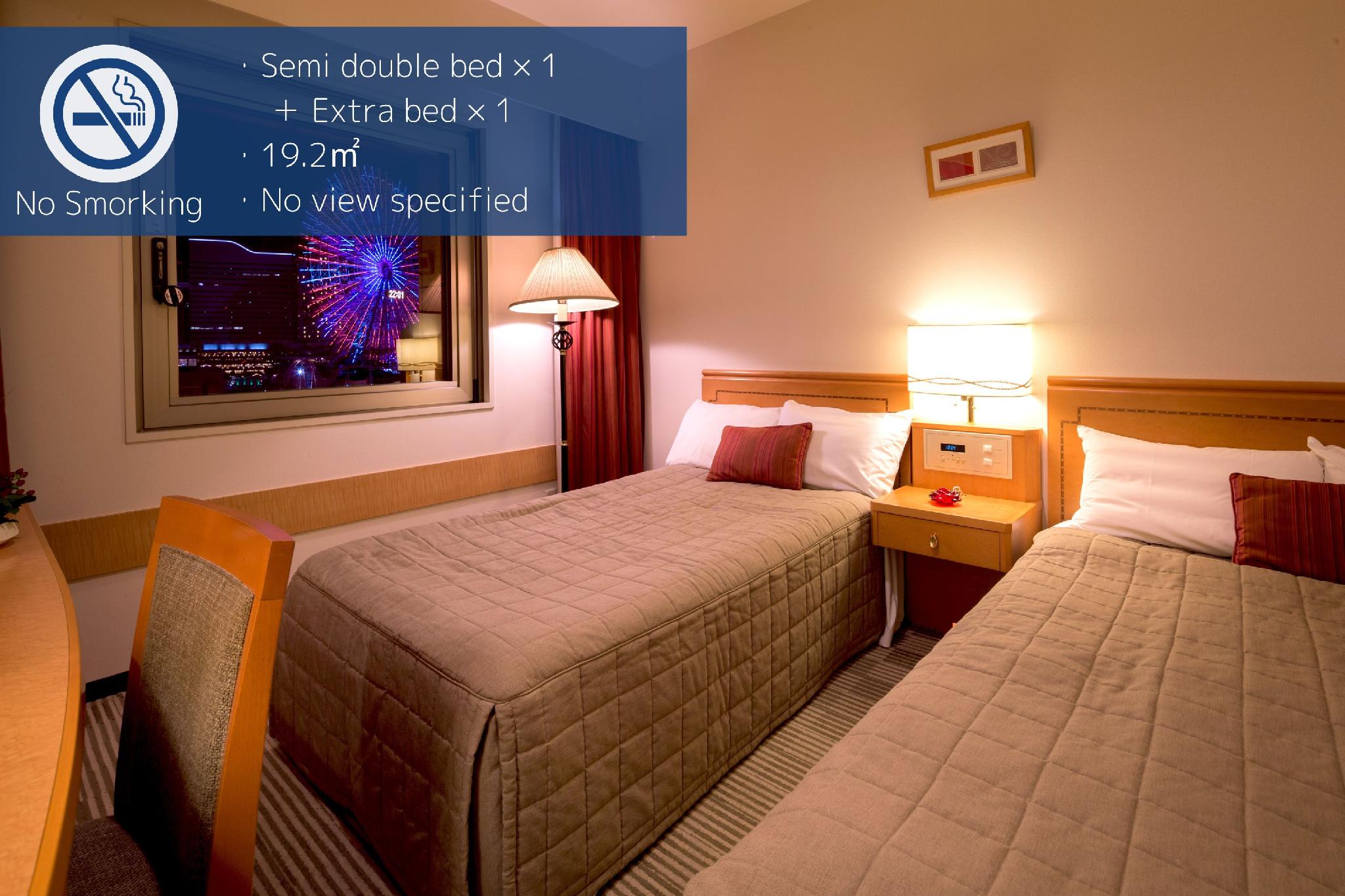 Semi Room, Compact, 1 Double and 1 Single Bed