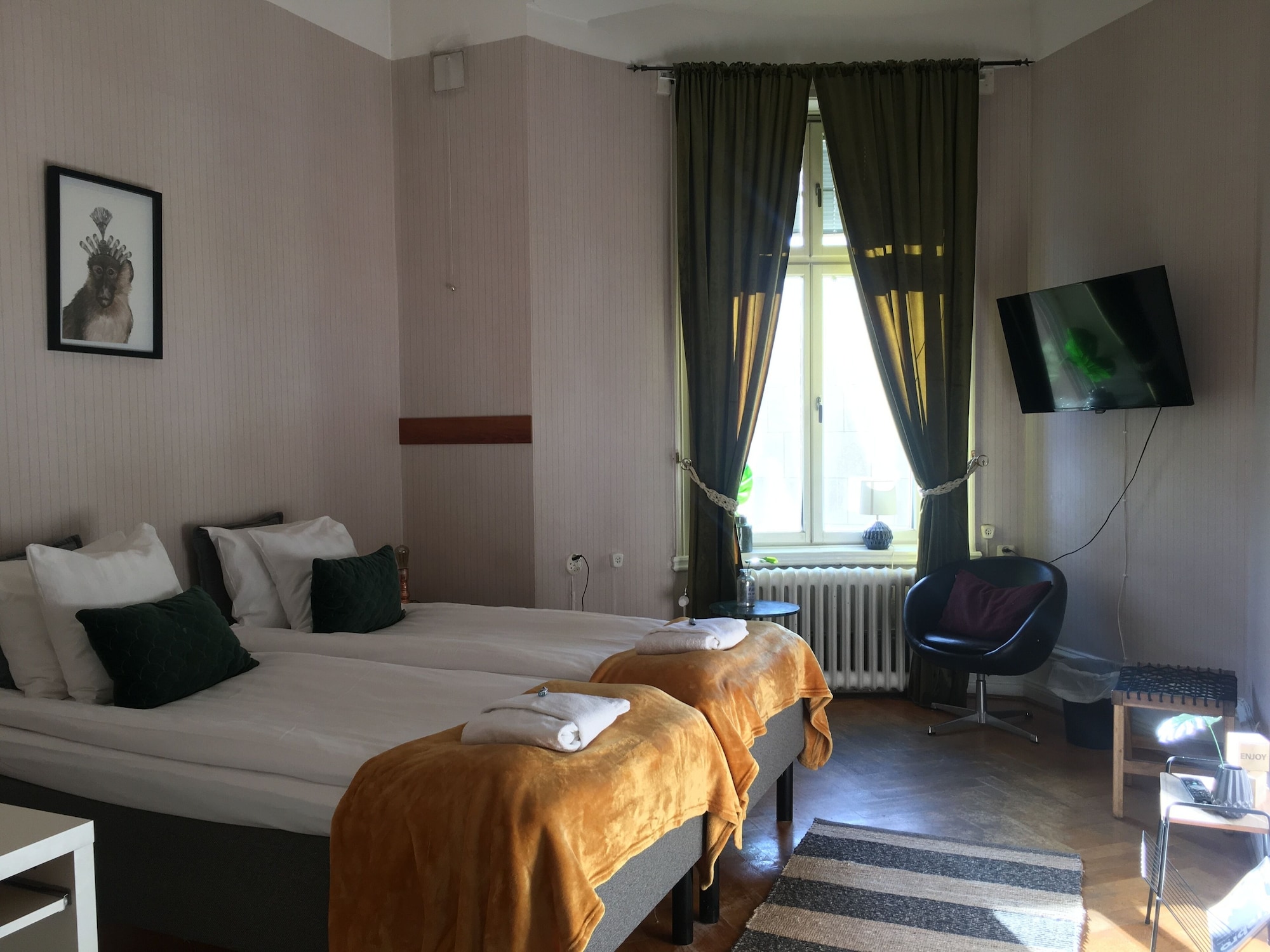 غرفة اقتصادية بسرير مزدوج بحمام مشترك