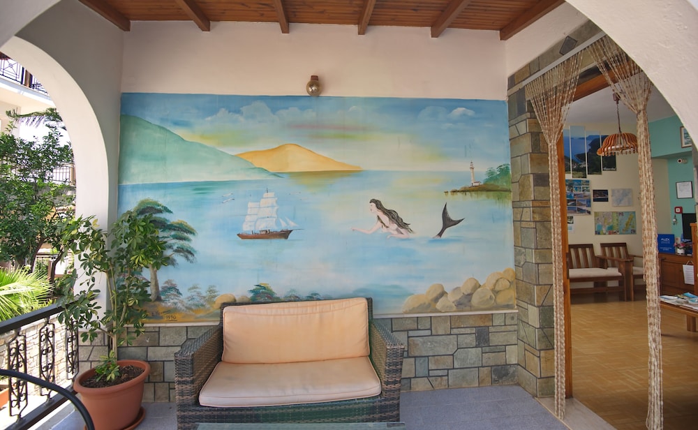 Lobby at Gorgona Studios, ALONISSOS