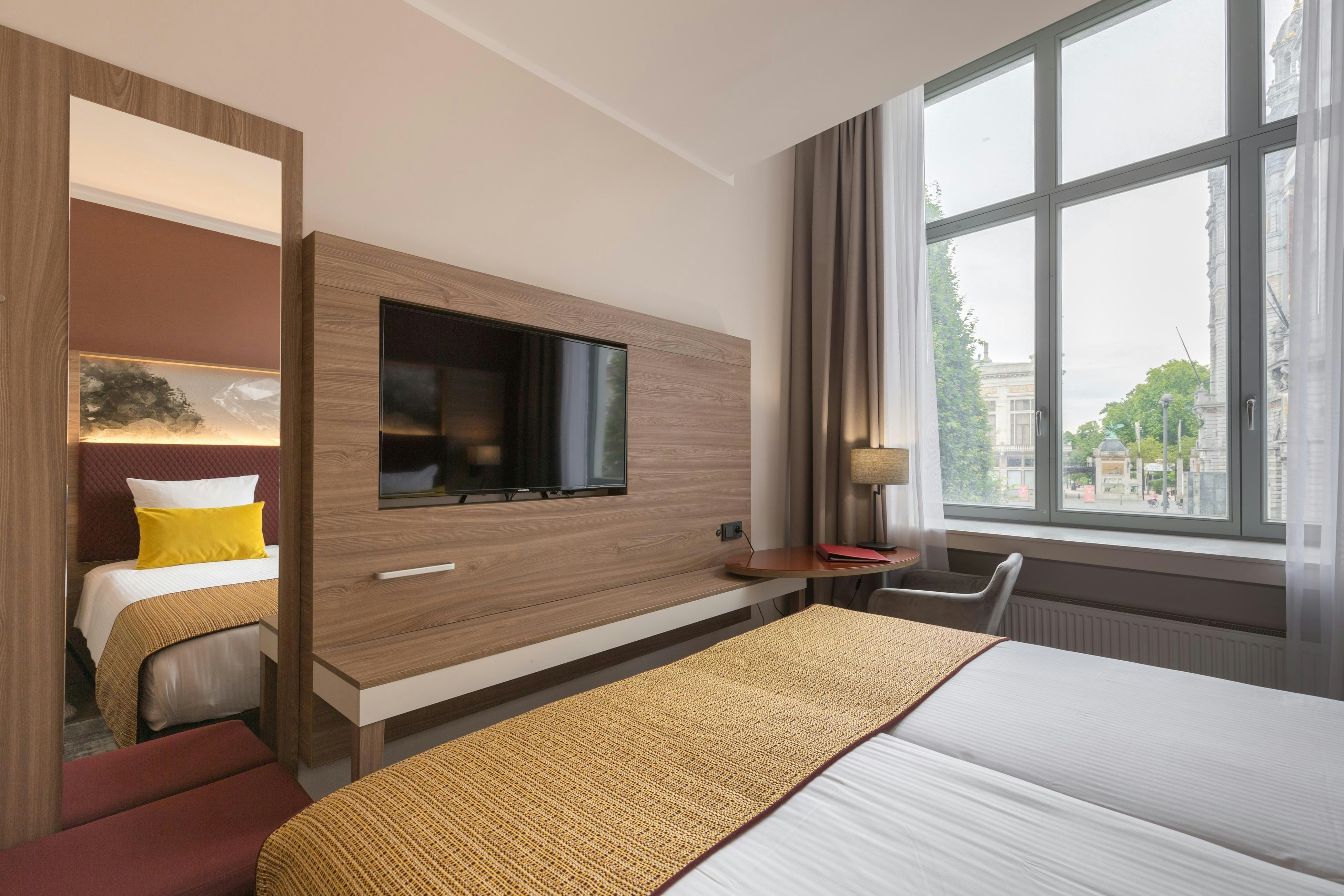 غرفة كومفورت بسرير فردي، Leonardo Hotel Antwerp 3/4