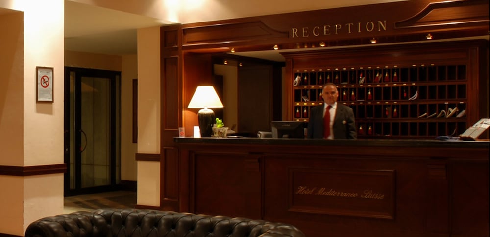 Lobby at Mediterraneo Hotel, CIVITAVECCHIA