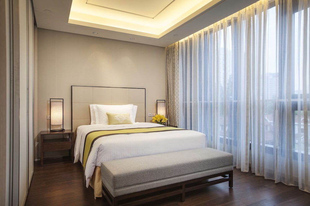 غرفة تنفيذية بسرير كينج بغرفة نوم واحدة، Ascott Heng Shan Shanghai 2/6