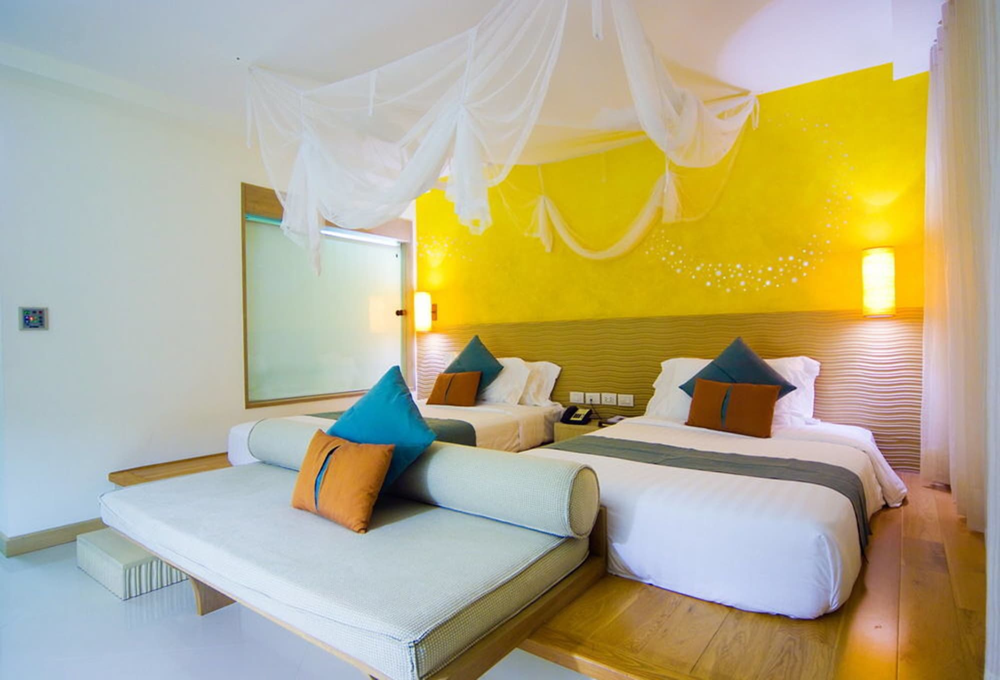 غرفة ديلوكس بسريرين منفصلين بإطلالة على البحر، Mercure Koh Chang Hideaway 3/8