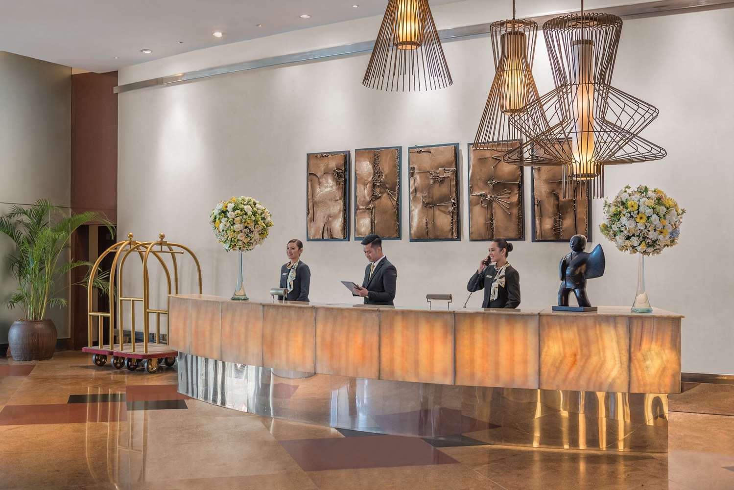 Lobby at Discovery Suites, PASIG