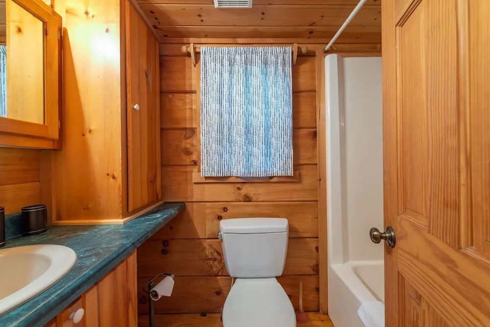 Ridge, Blue, Cabin, Queen Bed, Sofa