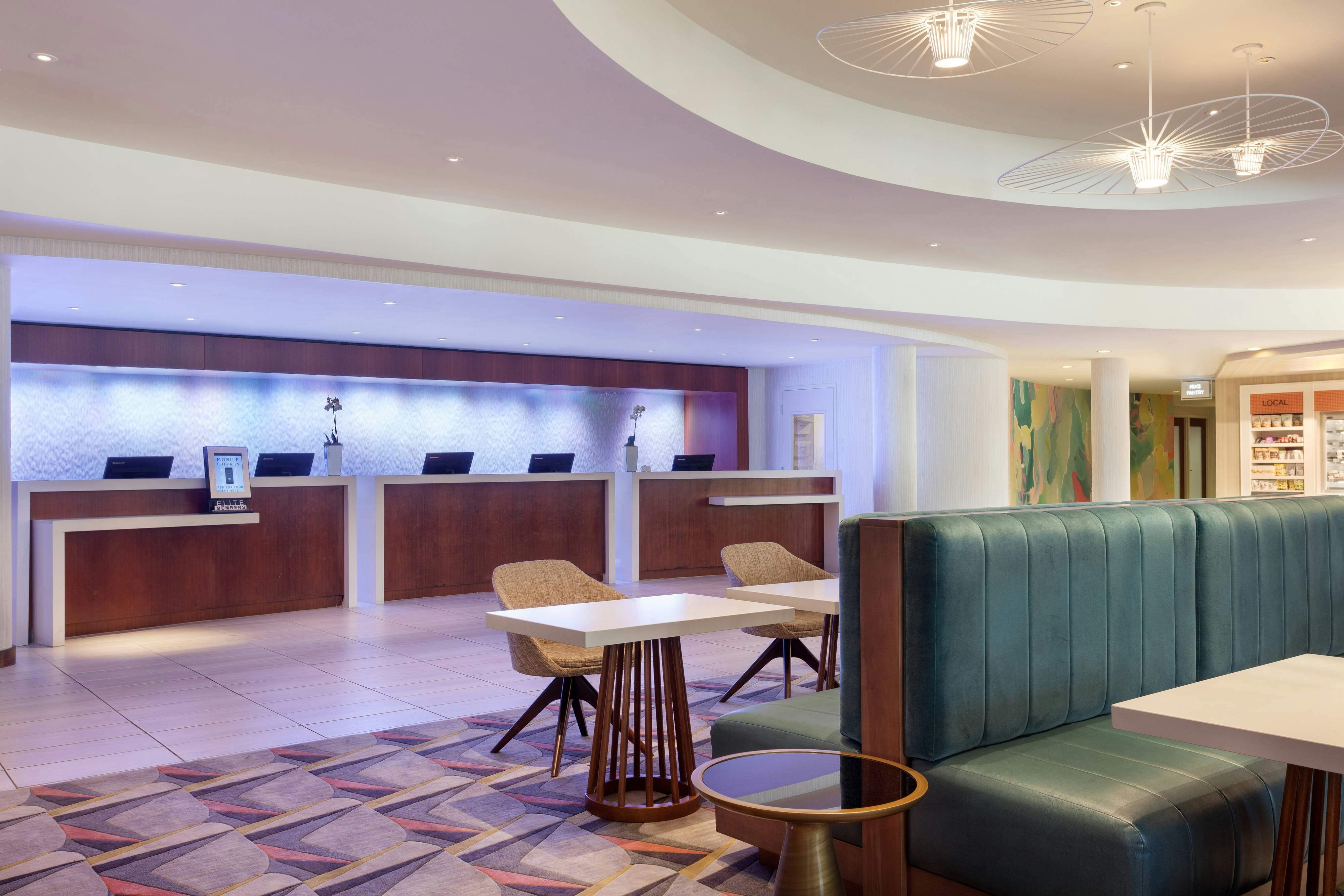 Lobby at Marriott Miami Airport, MIAMI - FL