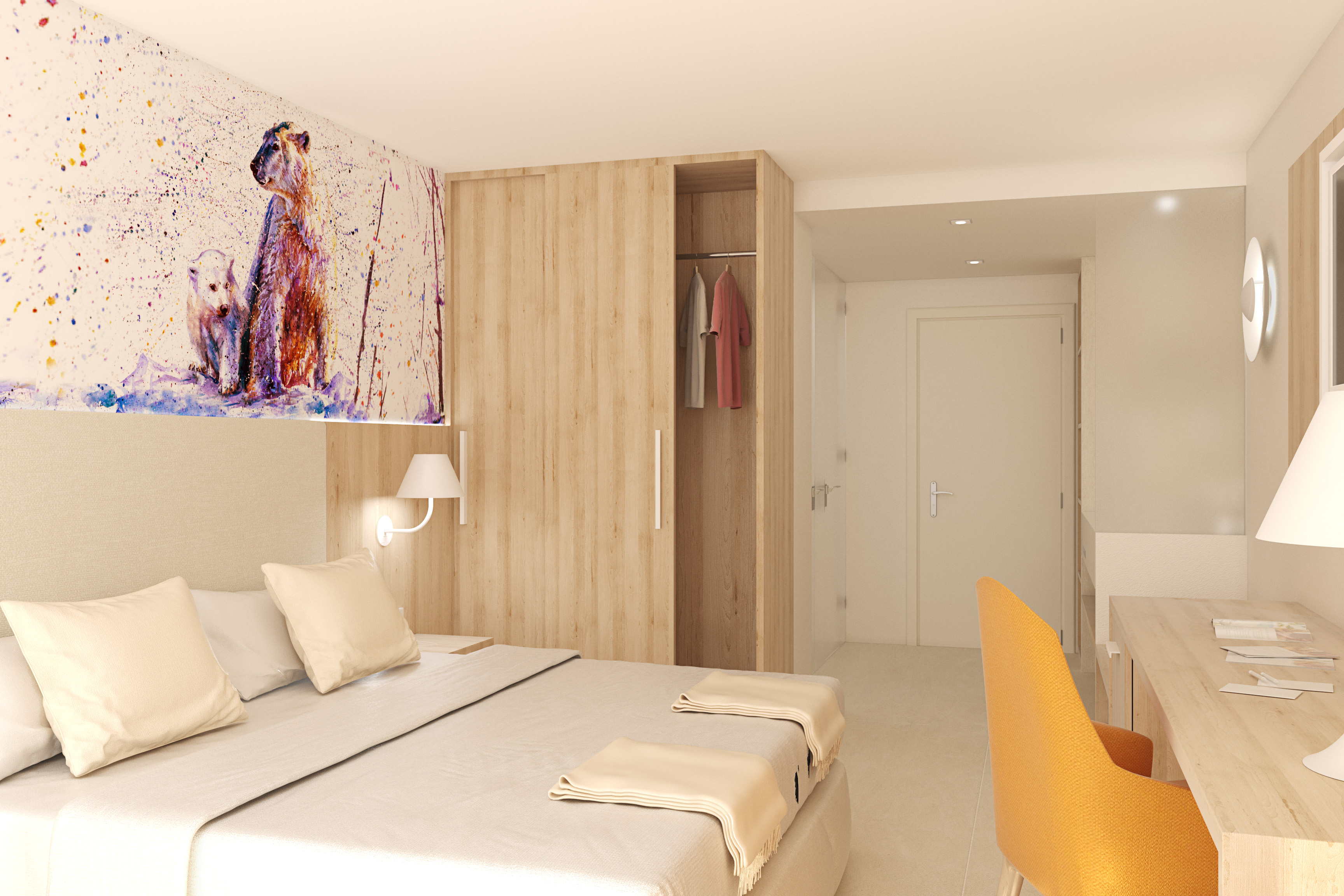 Room, Double Bed, Sea View