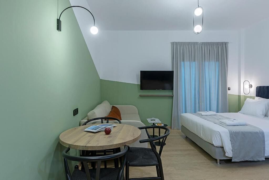 استوديو بسرير كينج وسرير كوين مع أريكة، Acro Urban Suites Athens 3/5