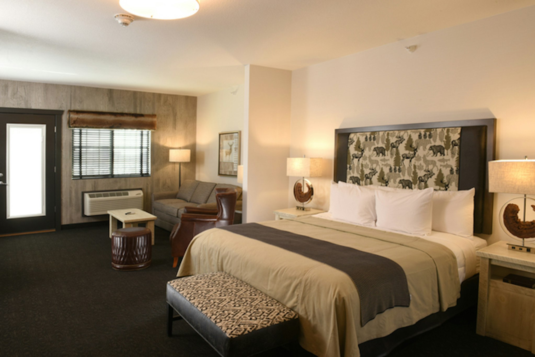 Expanded, King Bed, Sofa