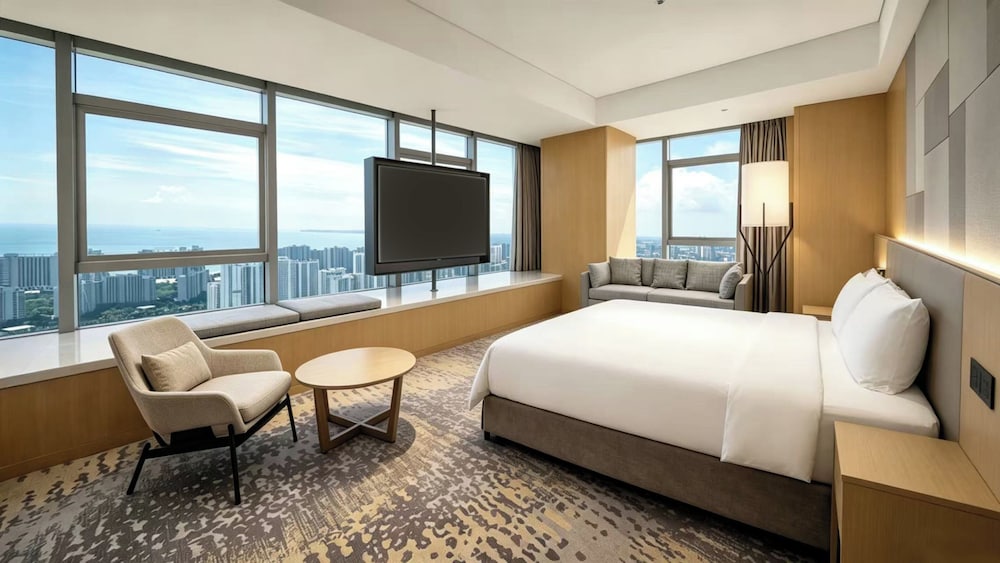 جناح بسرير كينج بإطلالة على البحر بغرفة نوم واحدة، Holiday Inn Qinhuangdao Haigang 2/5