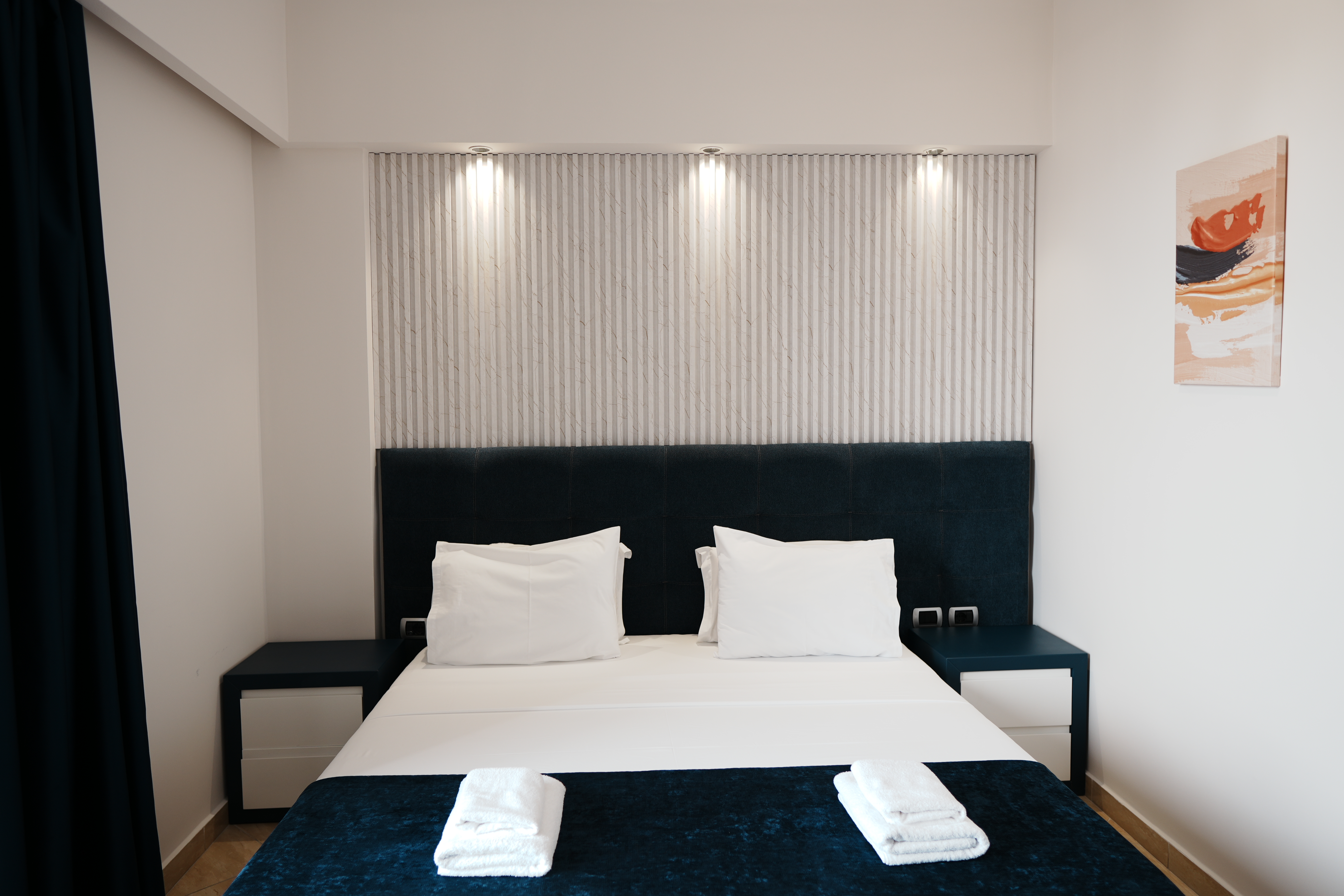 غرفة سوبيريور بسرير مزدوج بإطلالة على البحر بشرفة، Blue Sky Hotel 8/10