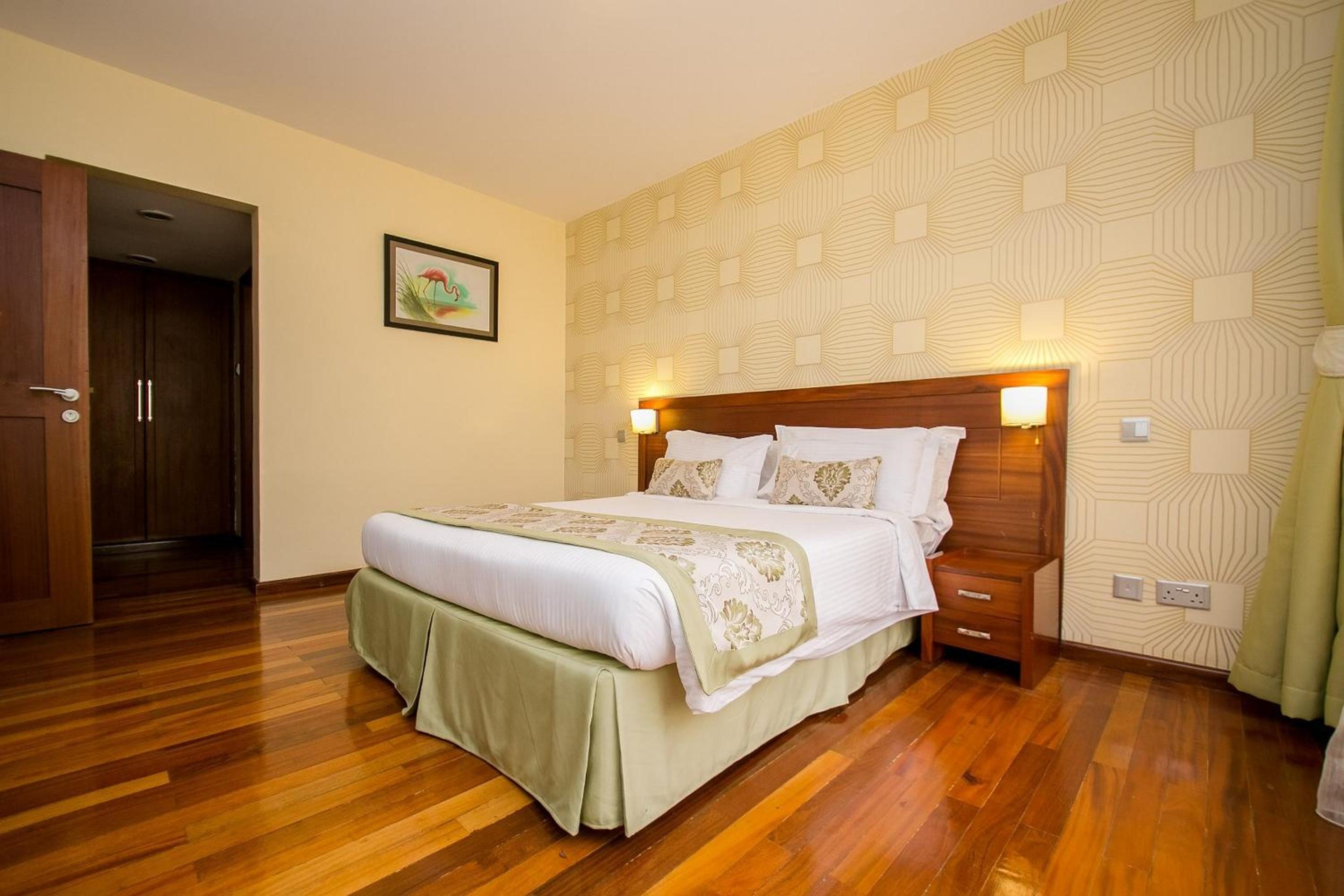 غرفة قياسية بسرير مزدوج أو سريرين منفصلين، Waridi Paradise Apartment Hotel 5/10