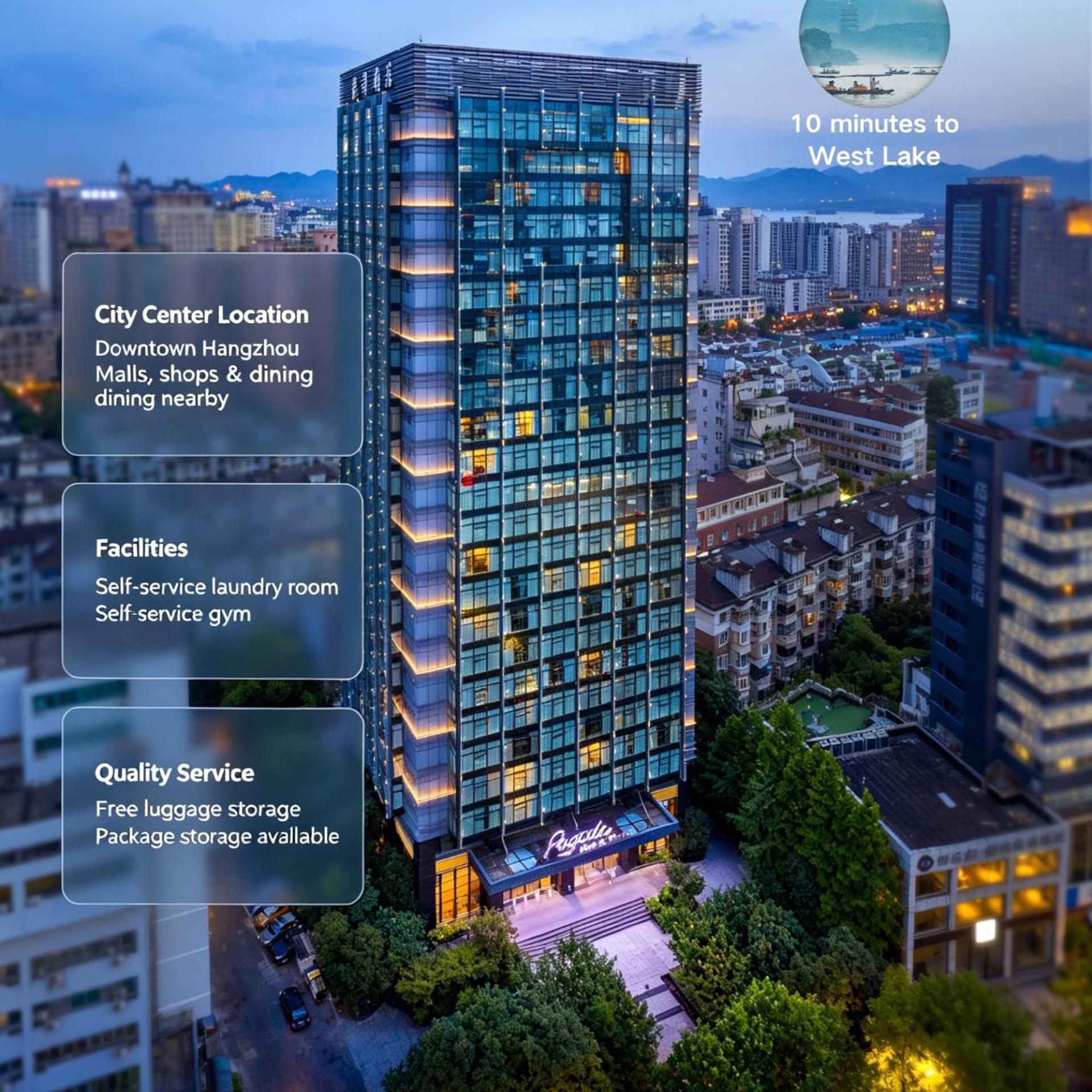 SSAW Pagoda Hotel Hangzhou west Lake Wulin in HANGZHOU