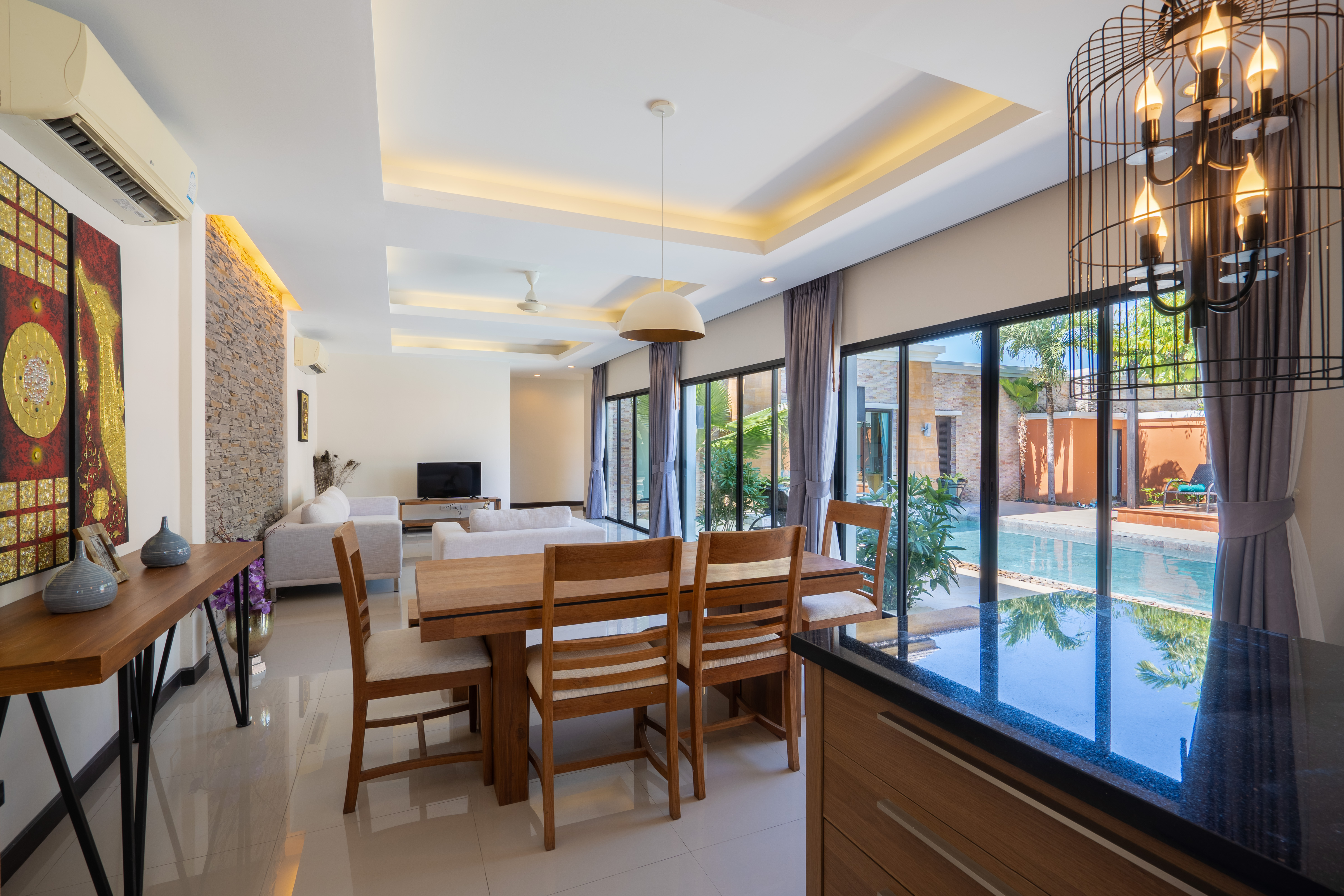 3 Bedrooms, Grand, Garden, Deluxe, Pool Side، Layantara Resort 5/5