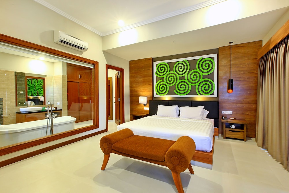جناح بريميير بسرير كينج بغرفة نوم واحدة، Mutiara Bali Boutique Resort Villa Spa 3/6