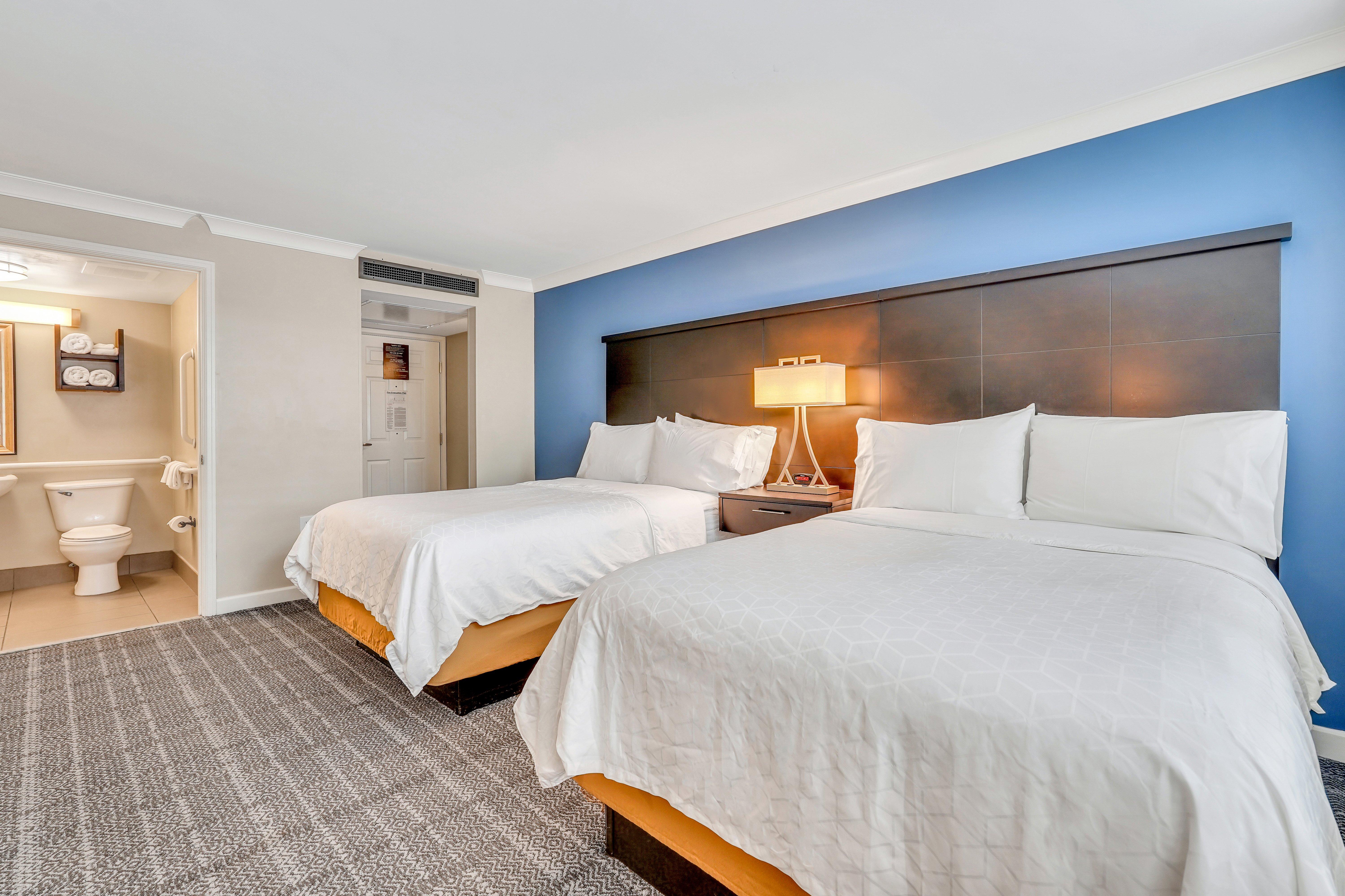 Studio, 2 Double Beds, Accessible