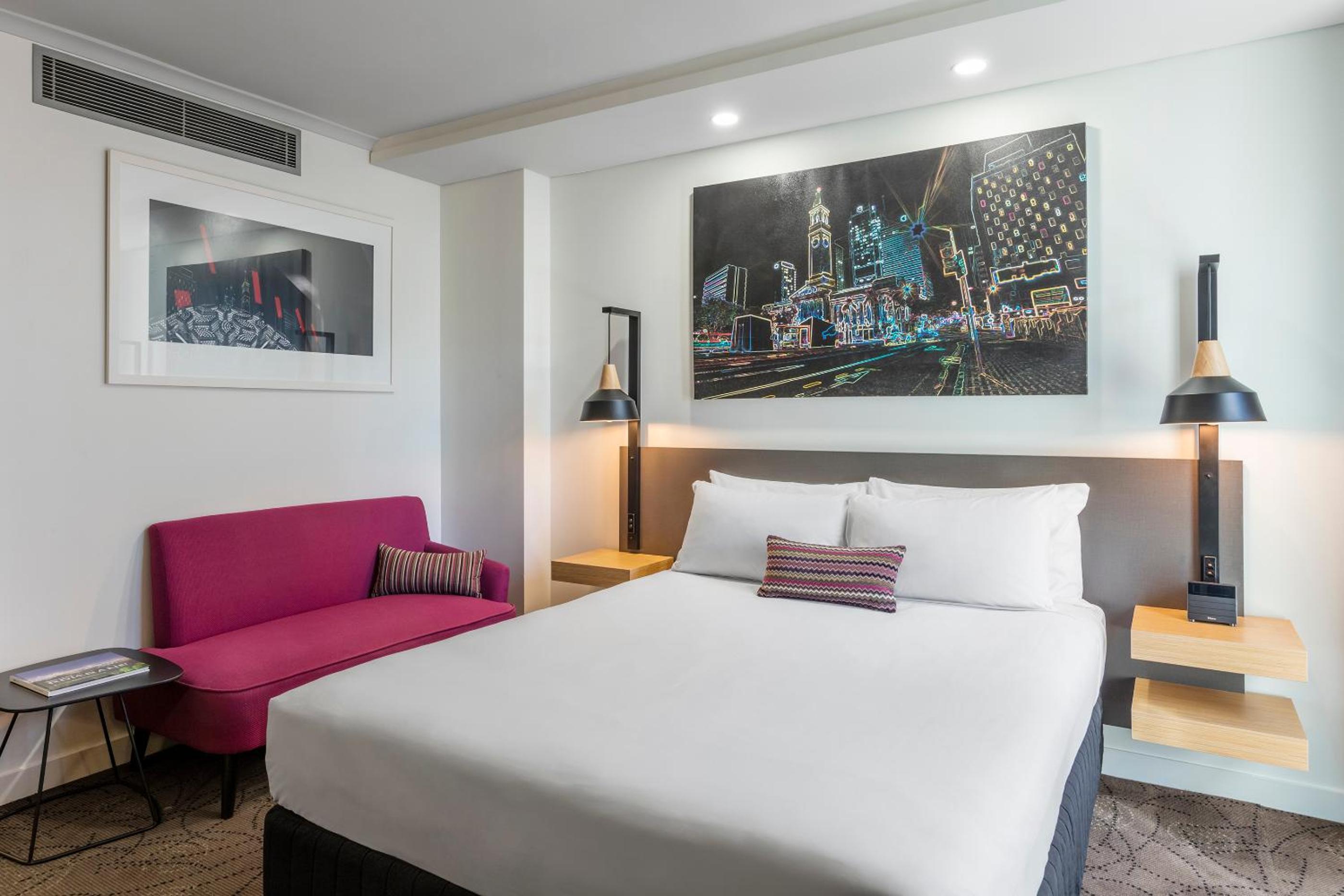 غرفة سوبيريور بسرير كينج وسرير كوين، Mercure Brisbane King George Square 2/10
