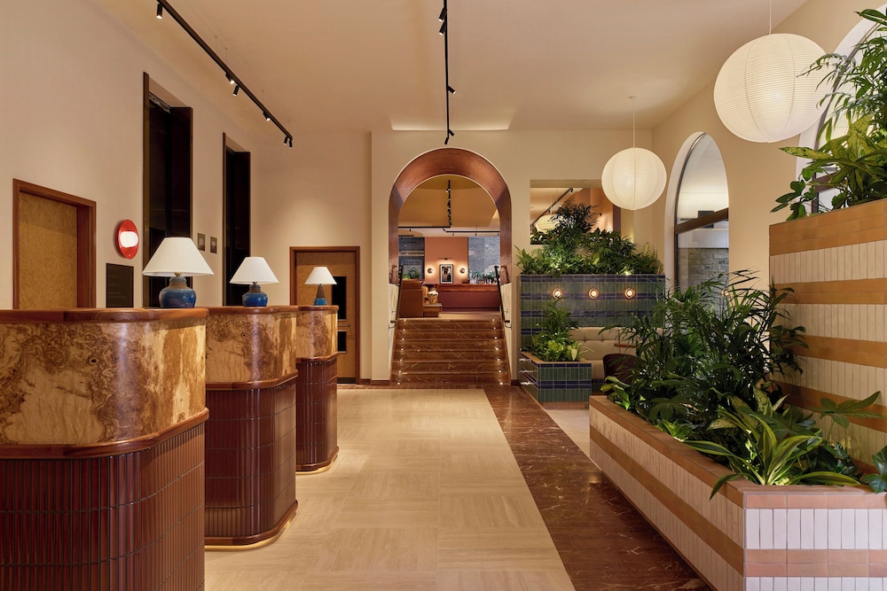 Lobby at Sir Devonshire Square Hotel, part of Sircle Collection, LONDON