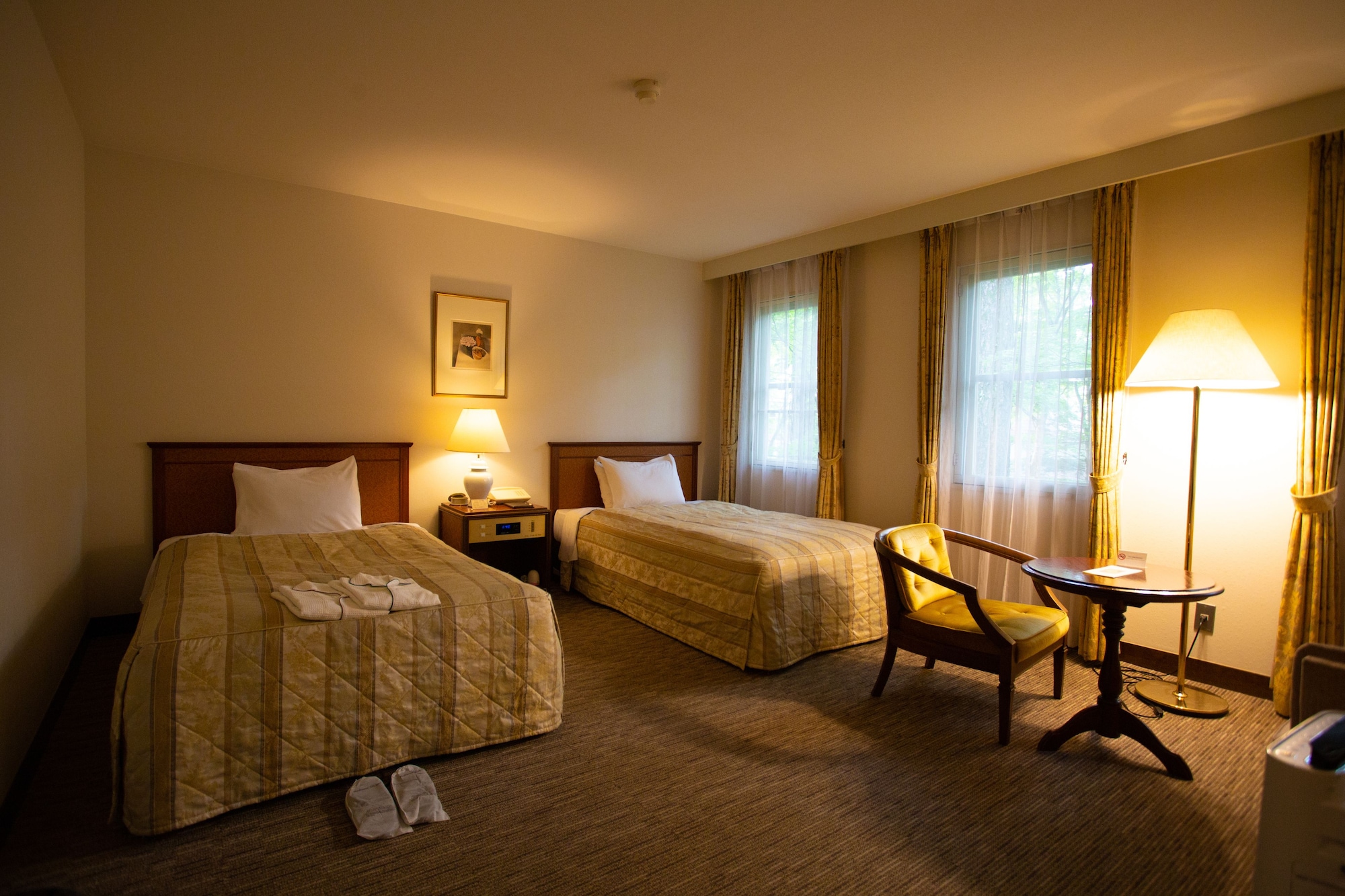 DELUXE, TWIN BEDS