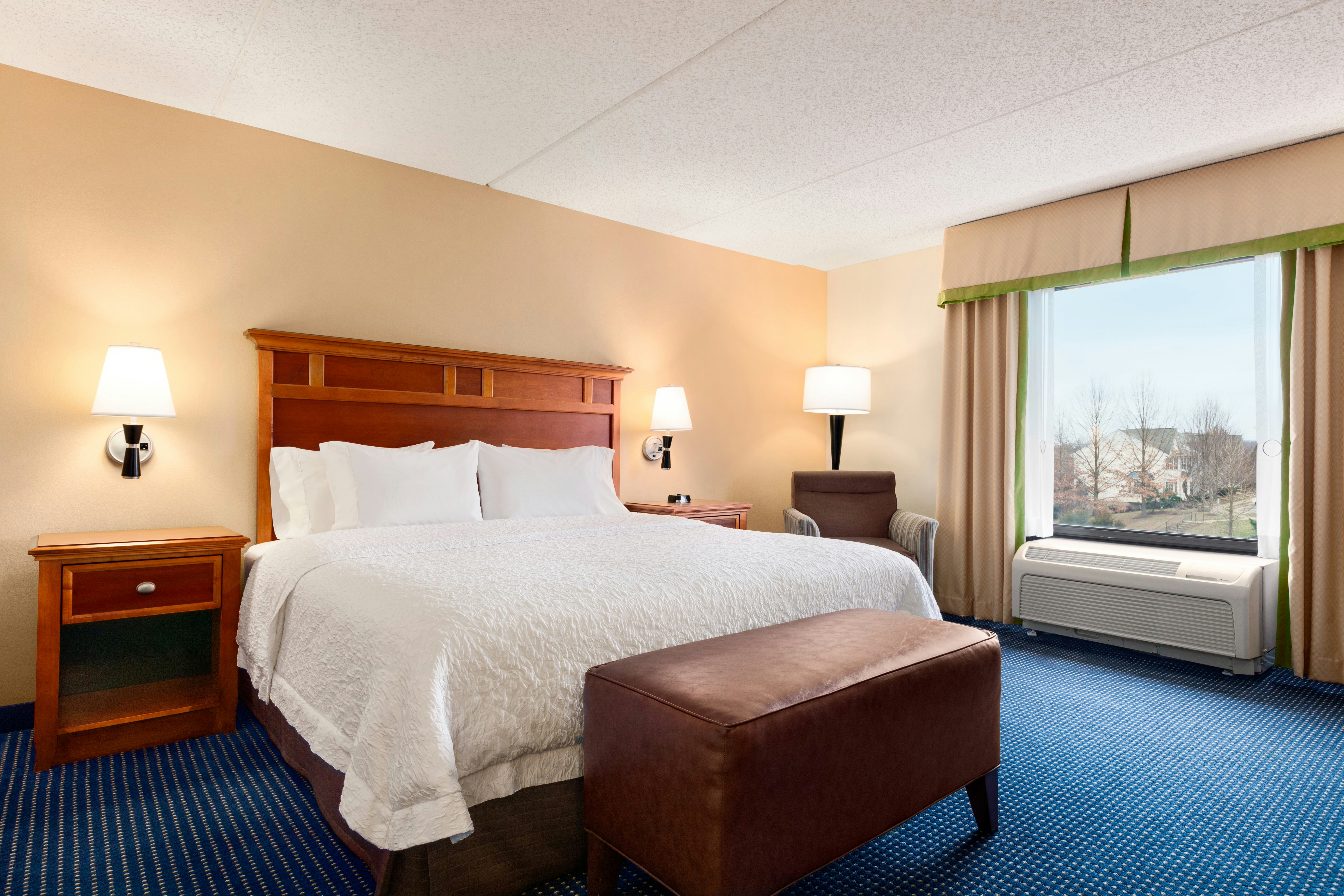 غرفة بسرير كينج لذوي الإعاقة، Hampton Inn Warrenton 3/7