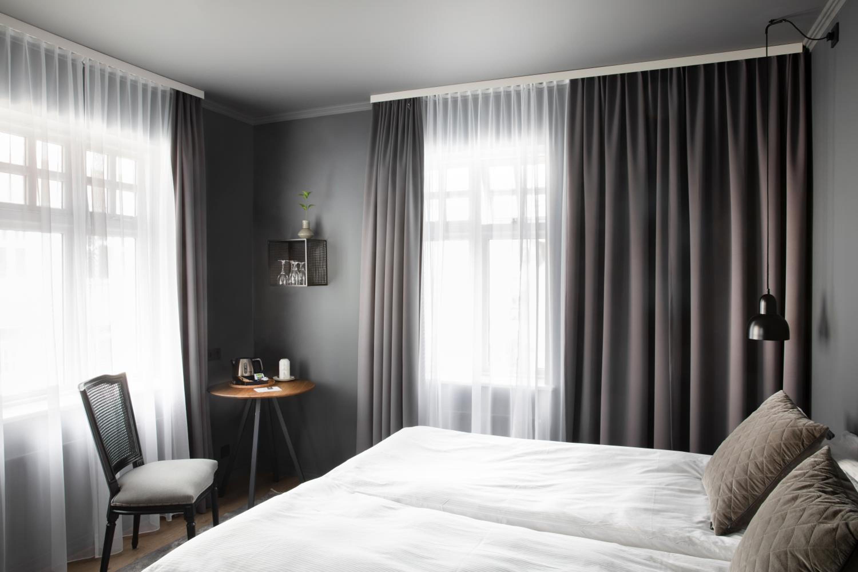 غرفة بسرير مزدوج أو سريرين منفصلين، Hotel Odinsve 8/10