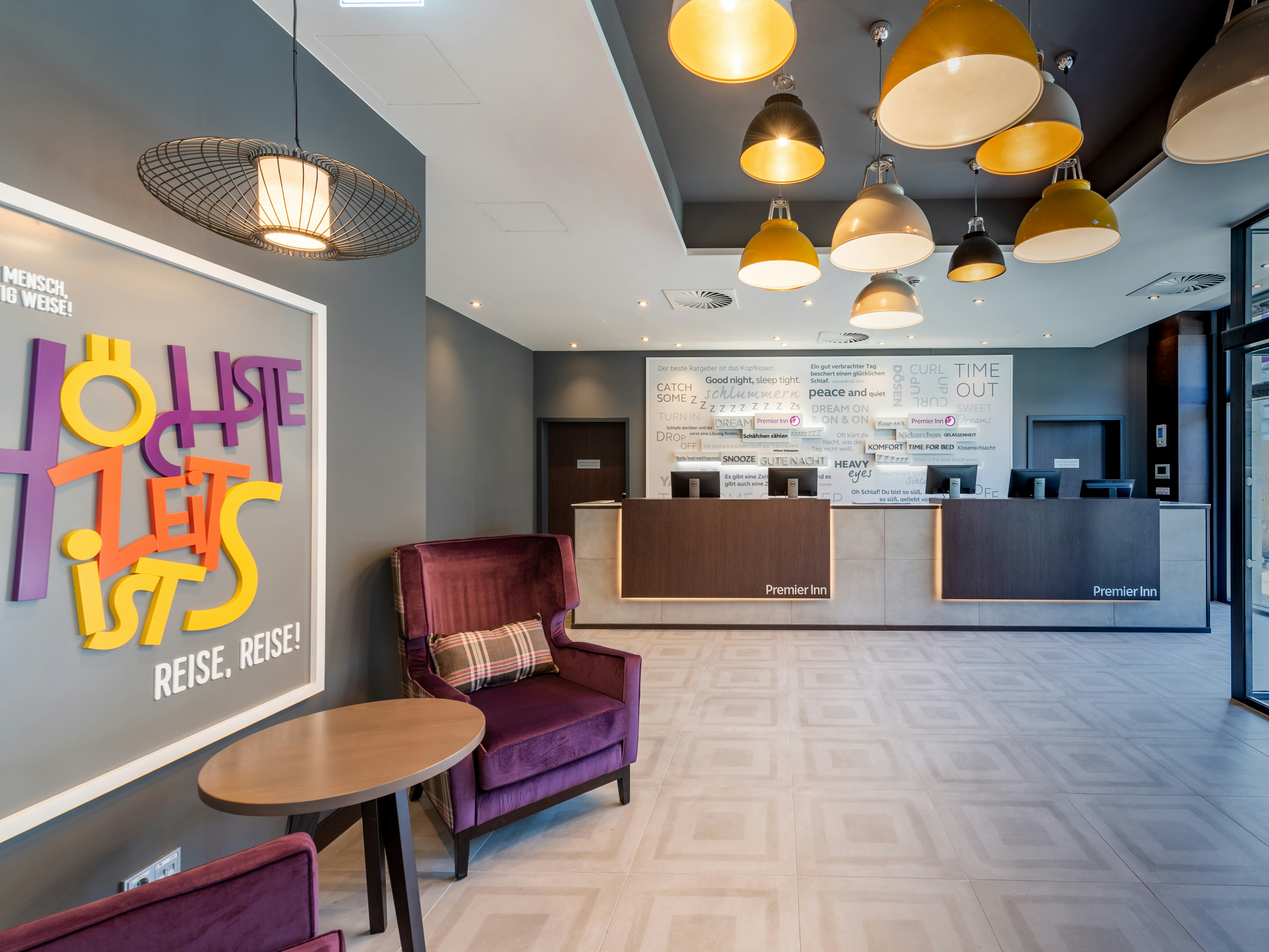Lobby at Premier Inn Munchen City (Zentrum), MUNICH