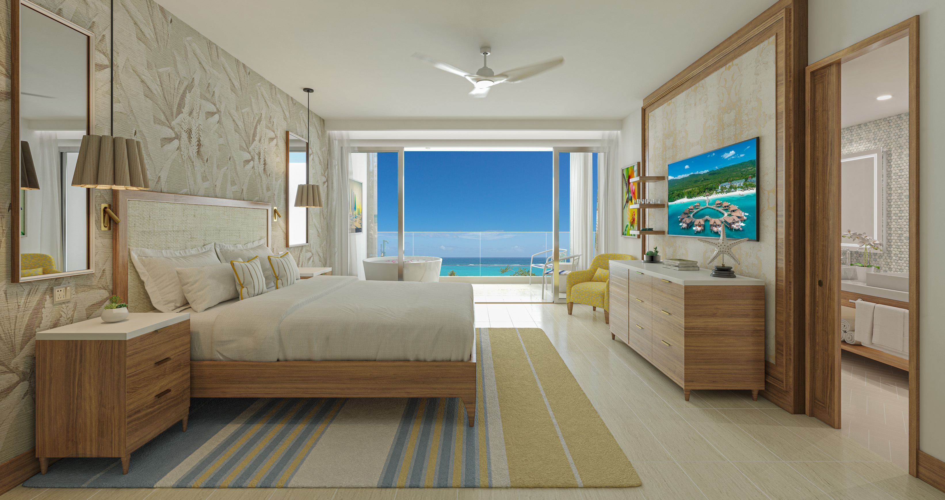 Tranquility, Penthouse, Beach Front, Balcony, Bathtub, Club Floor