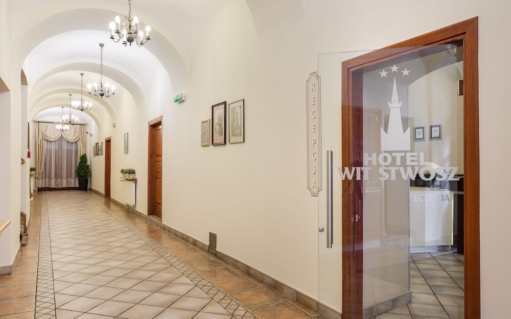 Lobby at Wit Stwosz Hotel, KRAKOW