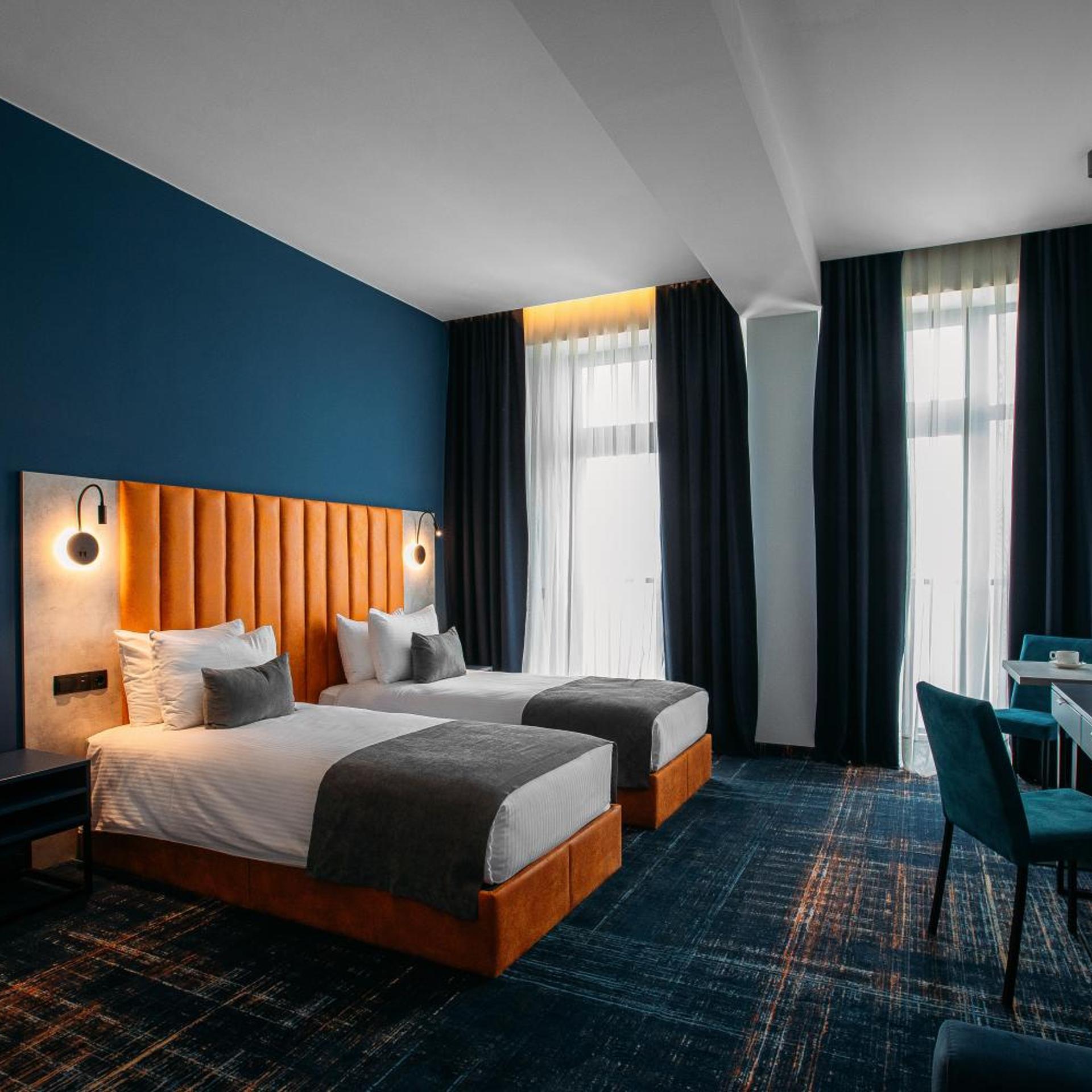 Room, Single Bed, Forest View