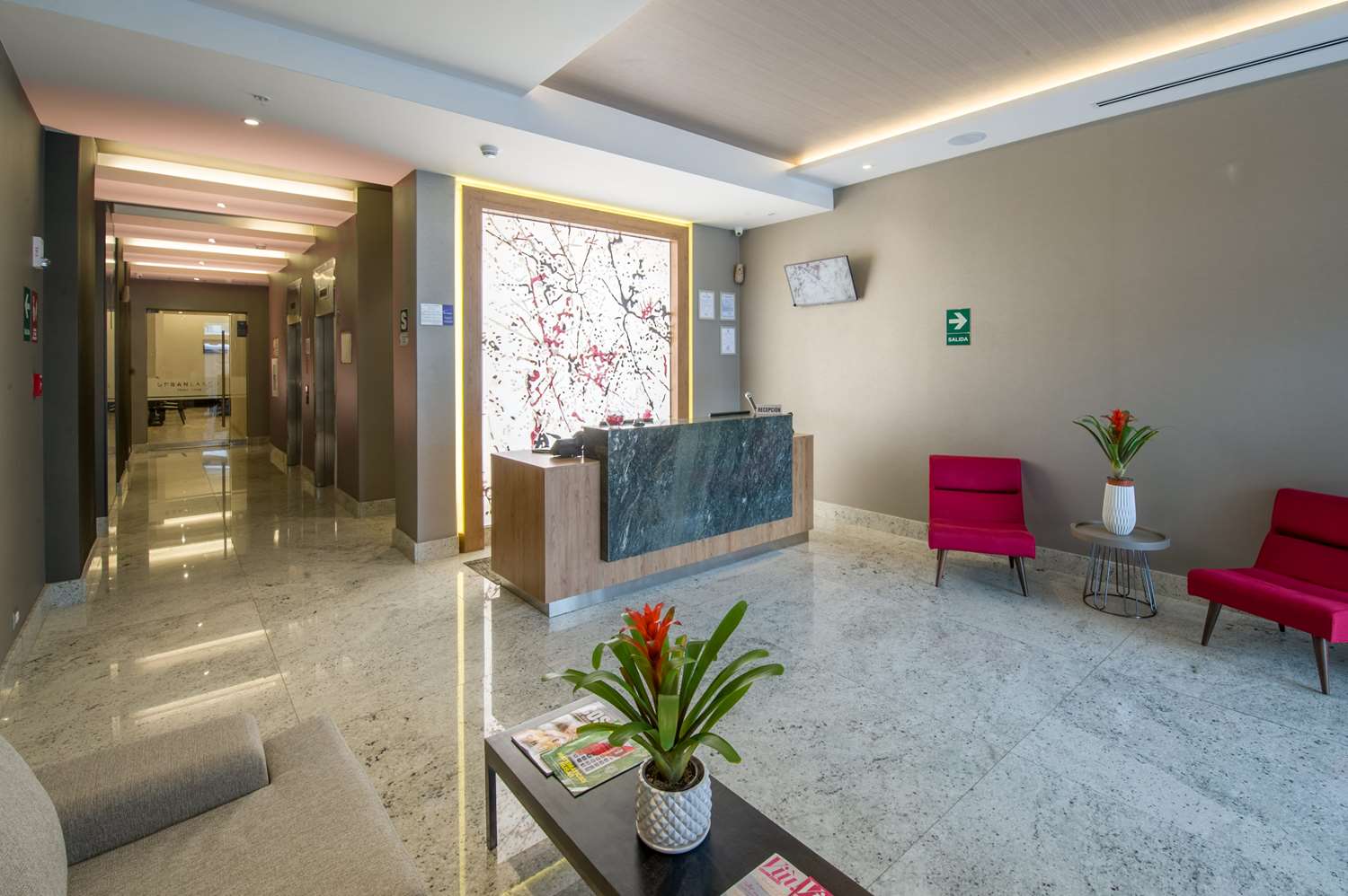 Lobby at Best Western Plus Urban Larco Hotel, LIMA - PE