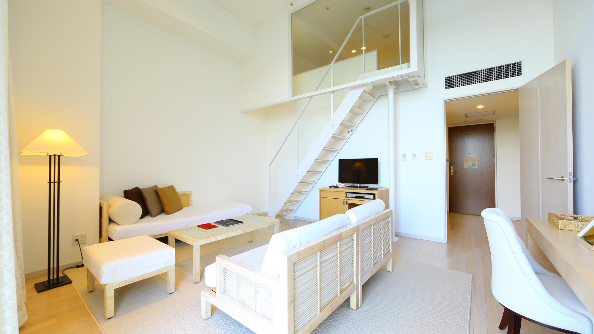 Maisonette, Style, Standard, Twin Beds, Ocean View, Night View