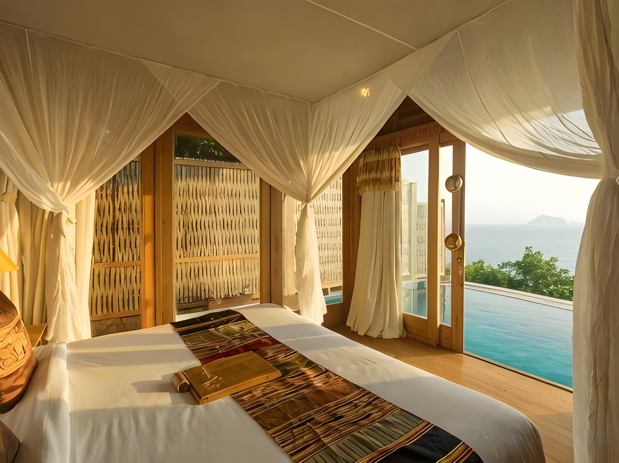 Villa, King Bed, Ocean View, with Pool