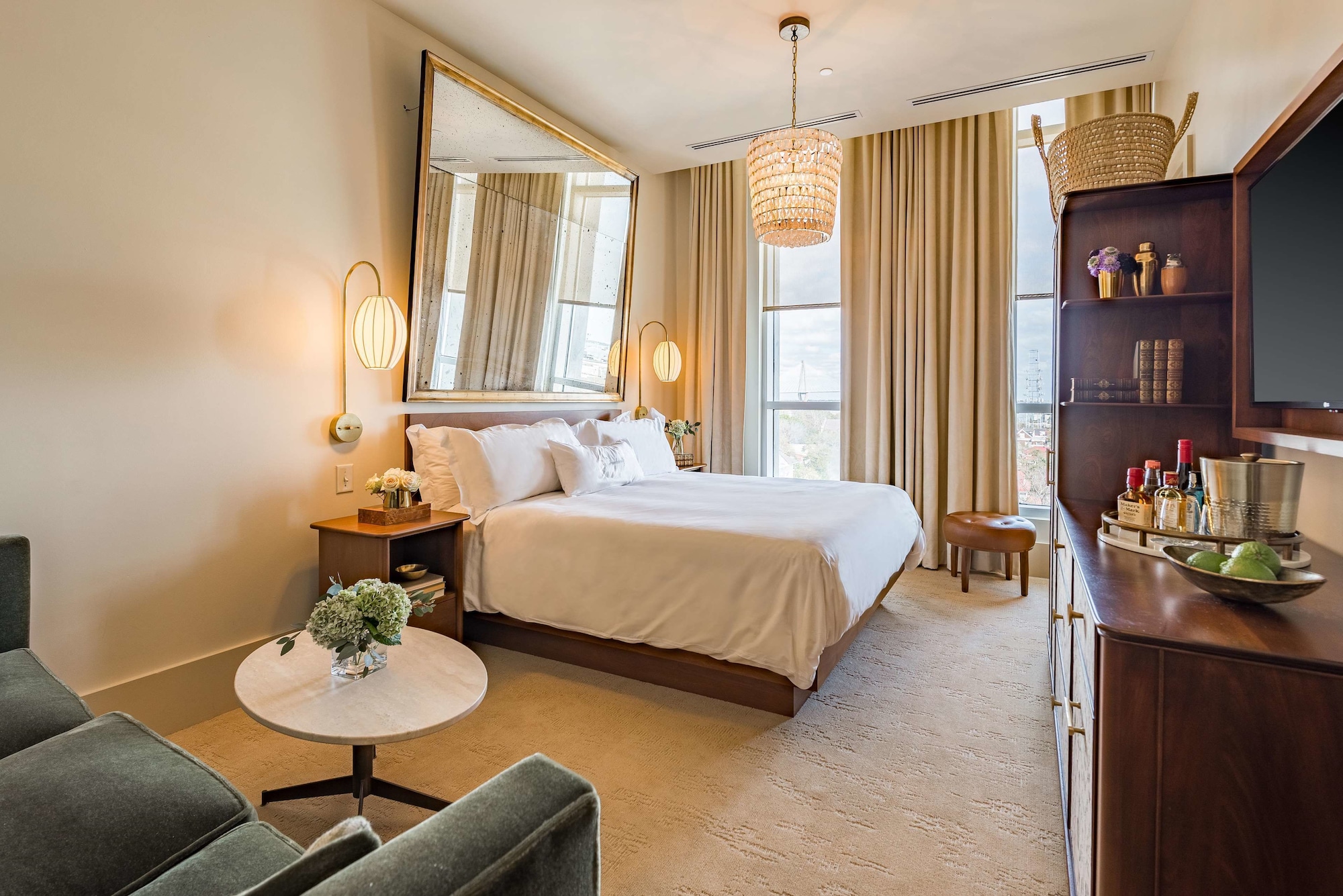 غرفة غراند بسرير كينج لذوي الإعاقة، The Dewberry Charleston 3/5