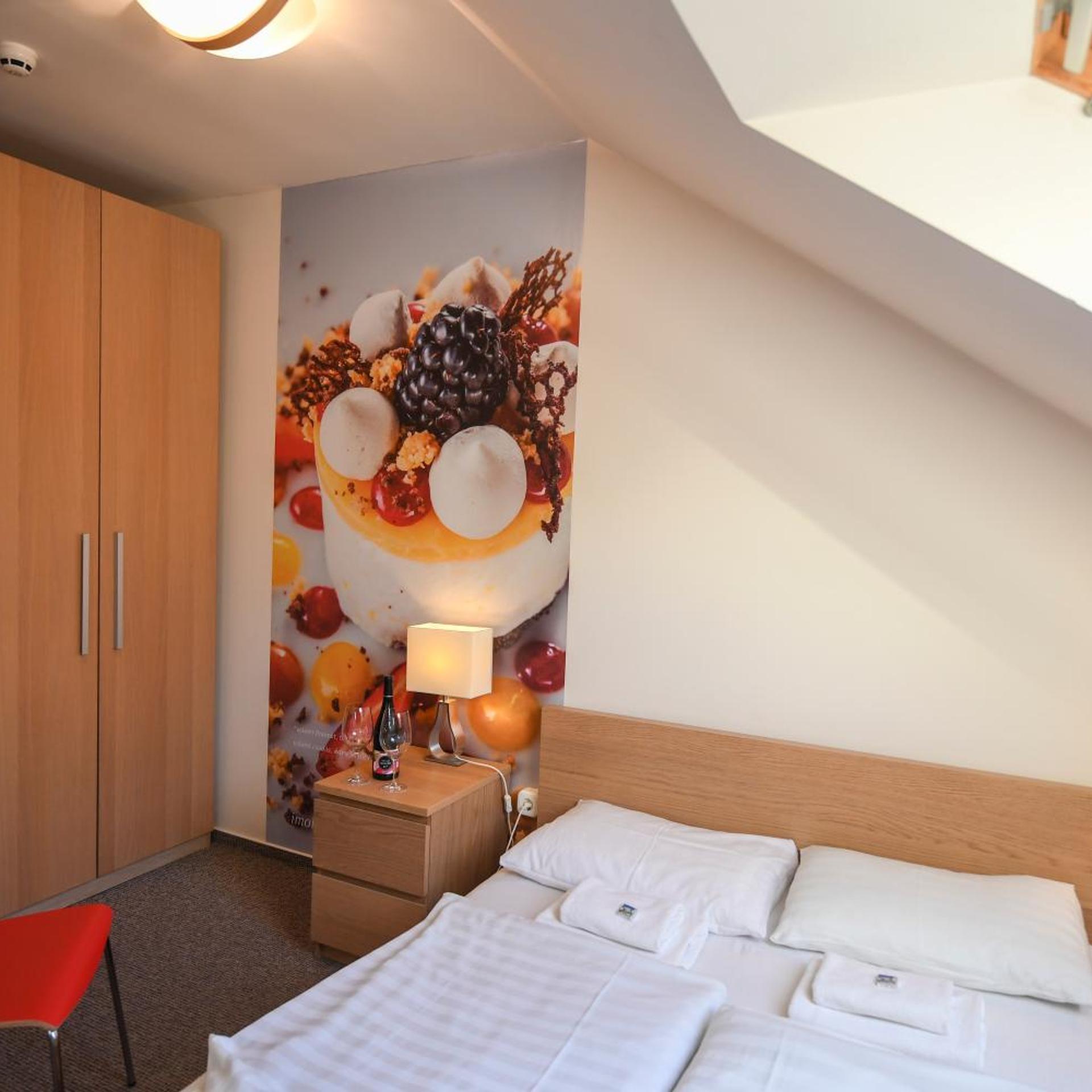 Room, Double Bed, Attic
