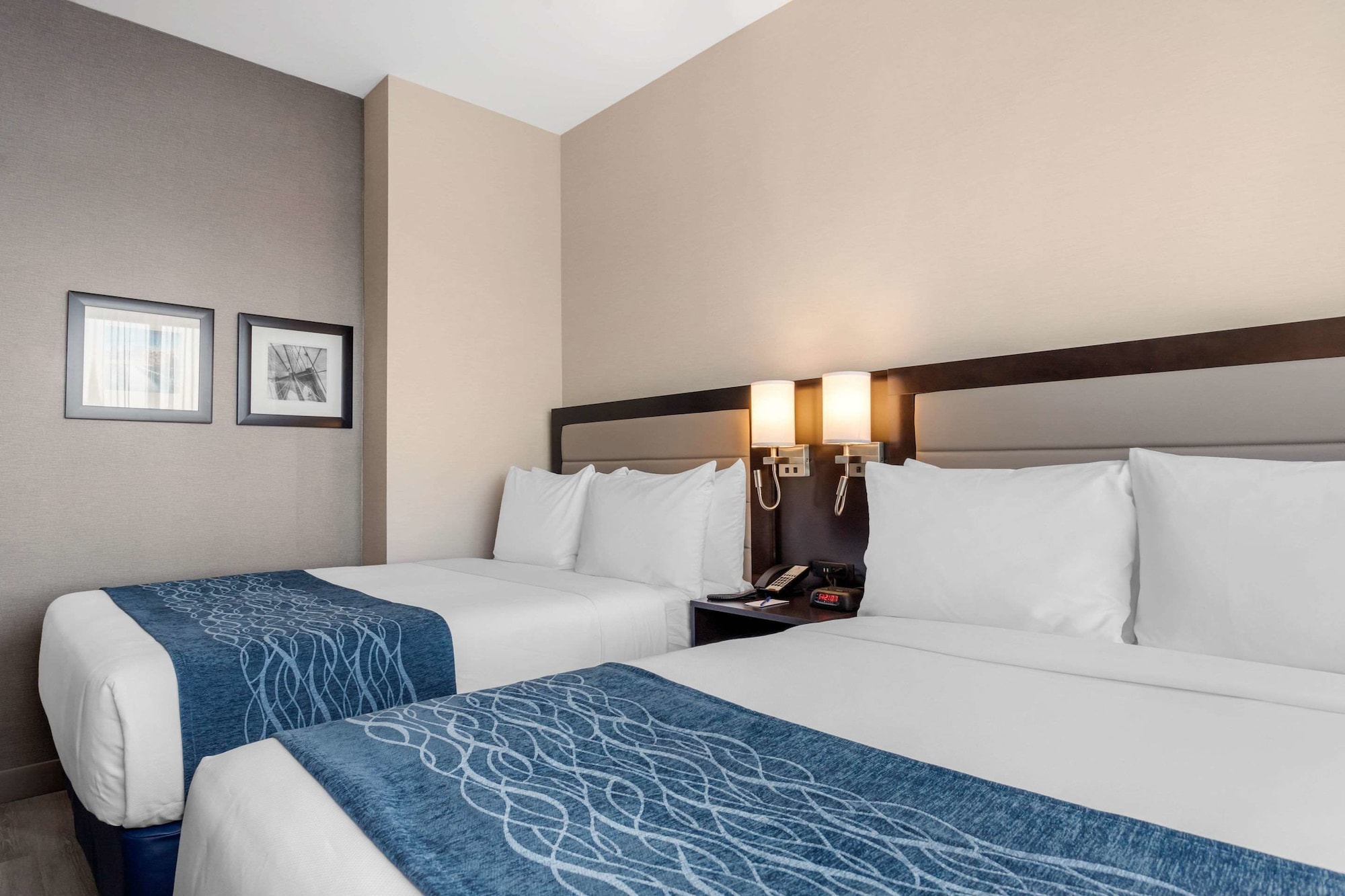 غرفة قياسية بسريرين مزدوجين، Comfort Inn Prospect Park-Brooklyn 2/10