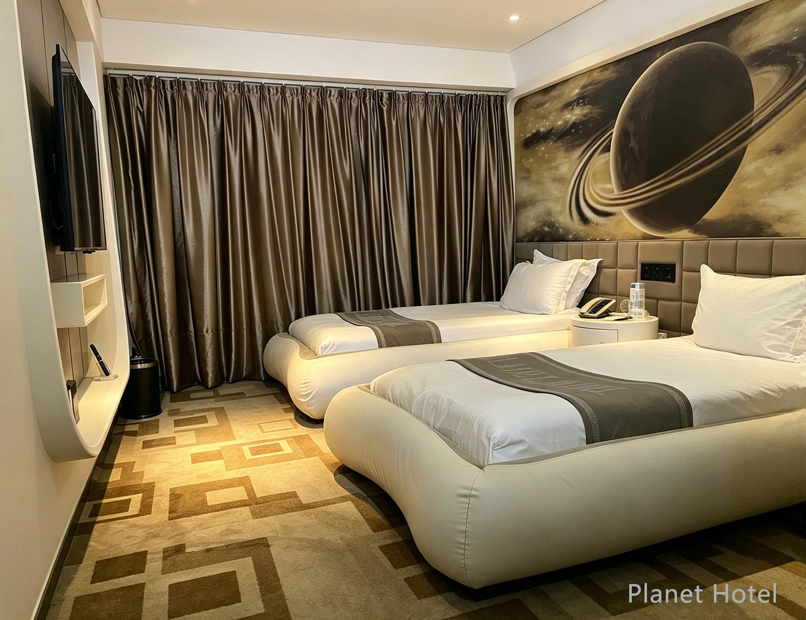Economy, Twin Beds, No Window